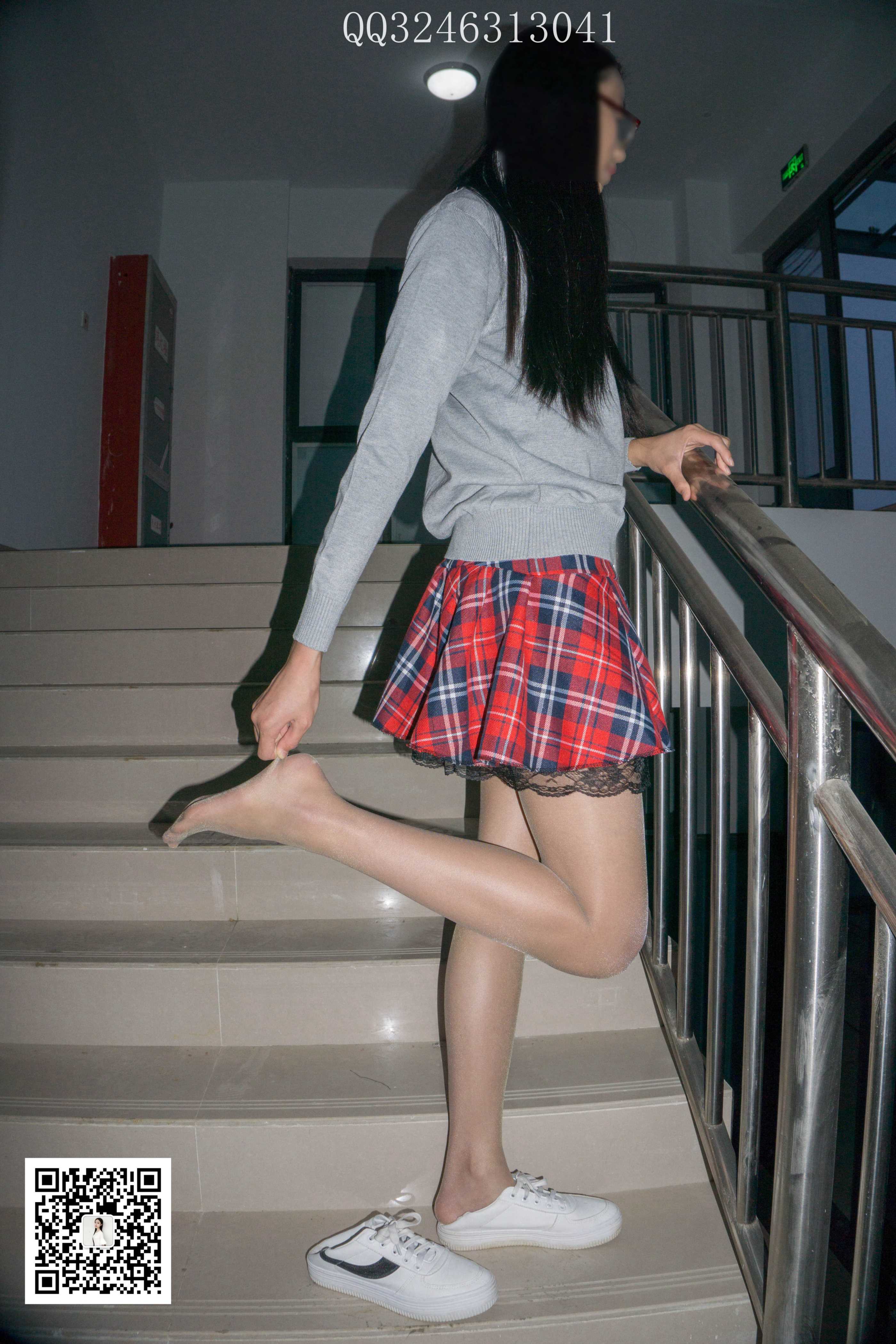 图片[6]-大生模拍 No.099 轩轩 夜色中的亮丝丝（完整版）[75P1V508MB]-COS写真在线网