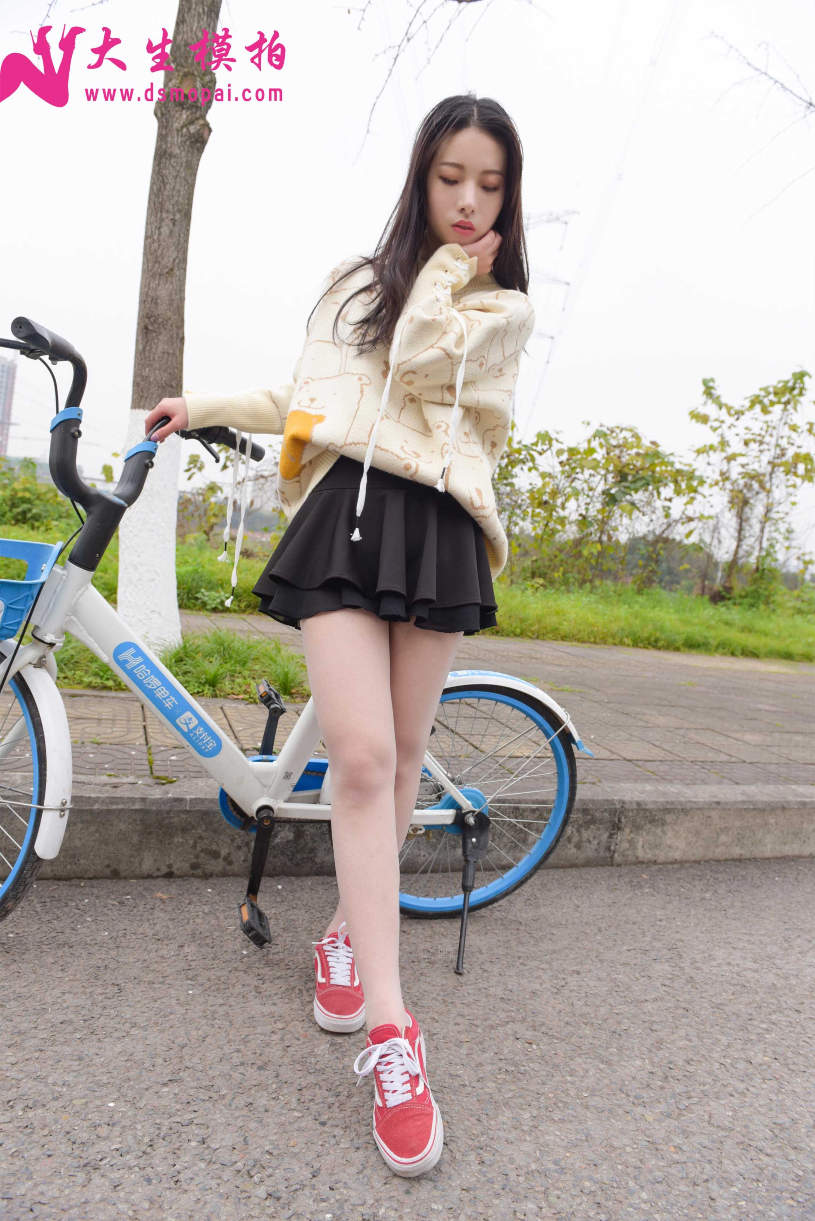 图片[6]-大生模拍 No.172 青青 单车少女 [49P145MB]-COS写真在线网