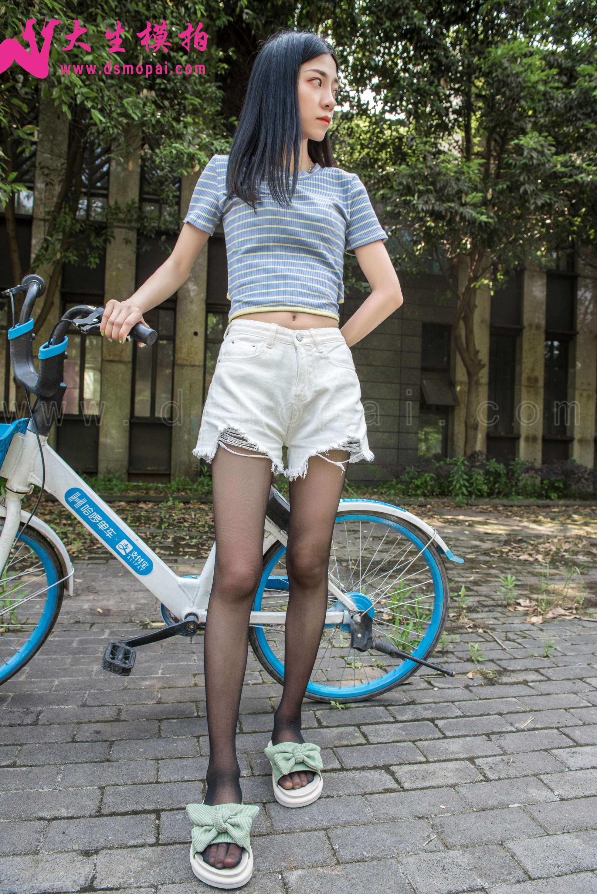 图片[6]-大生模拍 NO.190 慧慧 黑丝单车 [41P248MB]-COS写真在线网