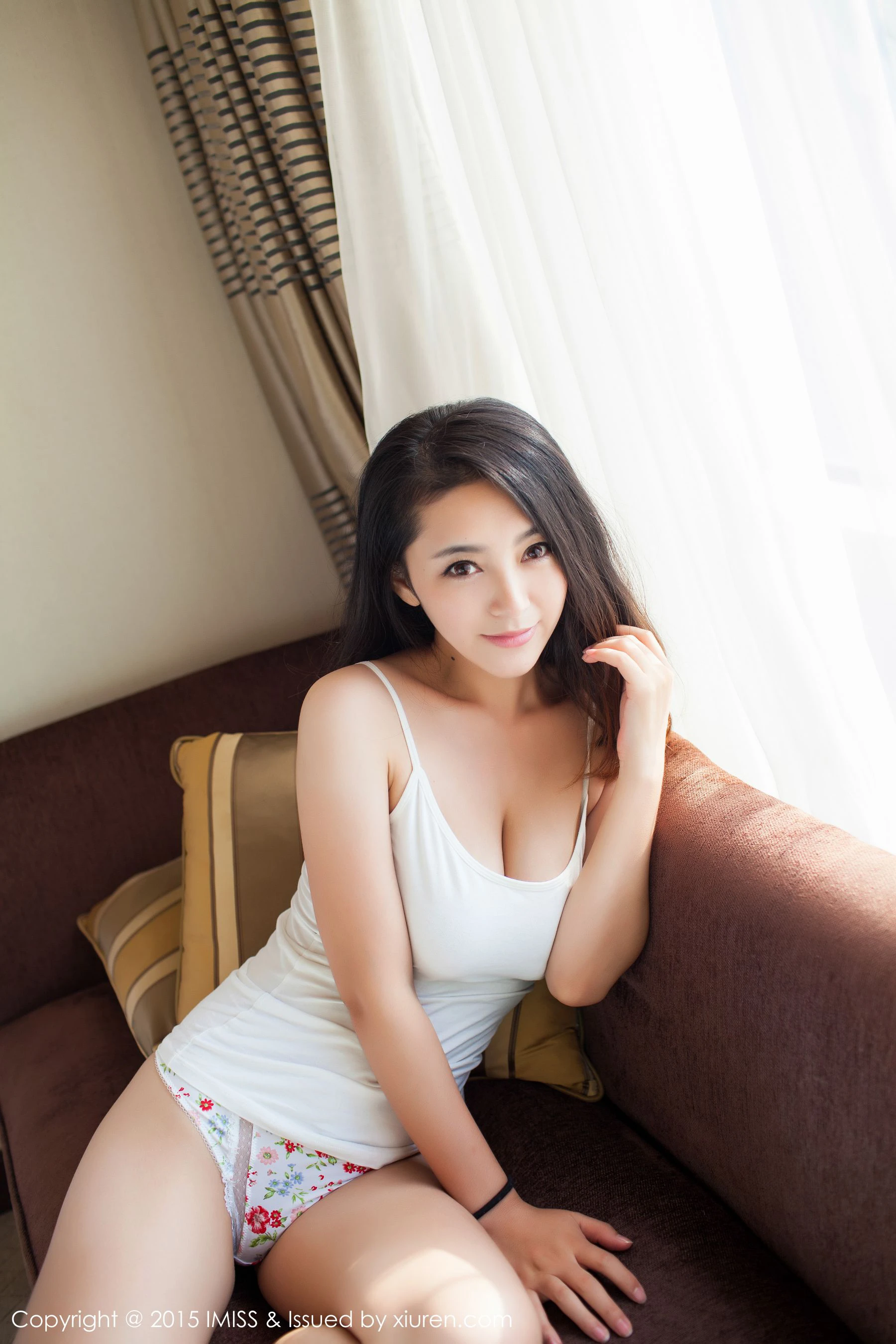 夏茉GIGI《家居小清凉+性感猫女装》 爱蜜社IMiss Vol.024 插图1