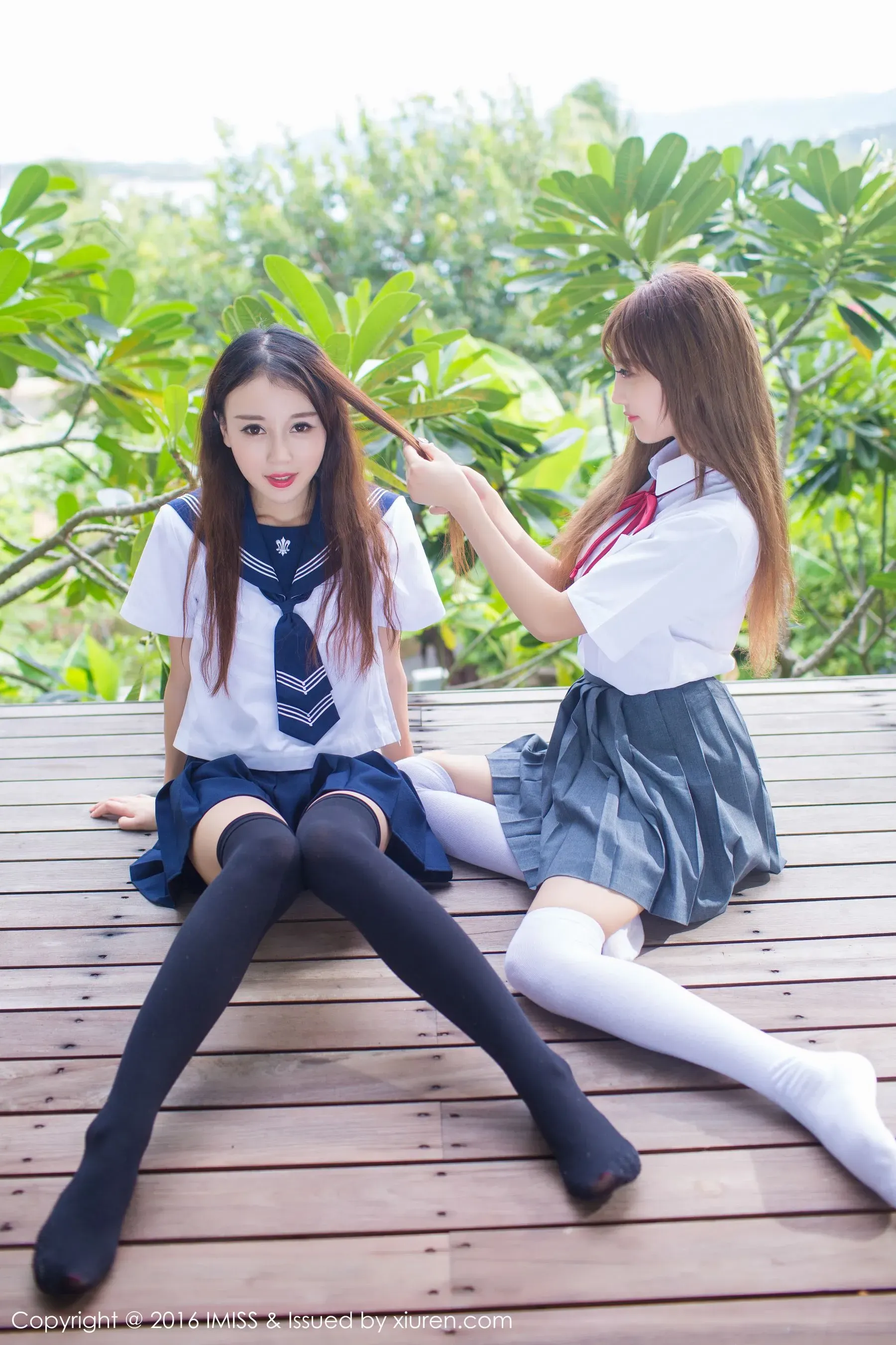 图片[6]-赵小米Kitty、sugar小甜心CC《闺蜜》 爱蜜社IMiss Vol.133-COS写真在线网