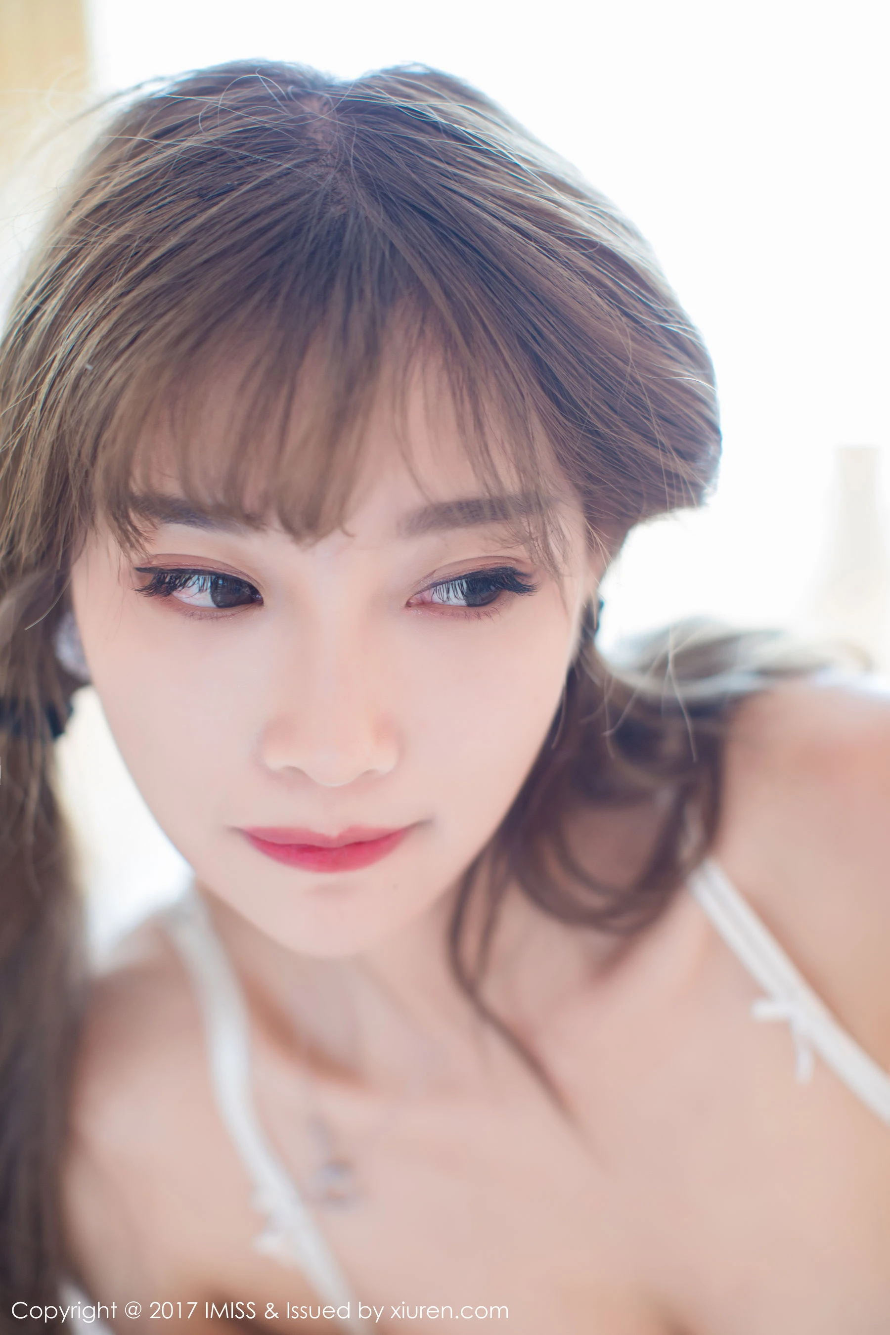 图片[4]-杨晨晨sugar《蕾丝网袜与性感比基尼》 爱蜜社IMiss Vol.183-COS写真在线网