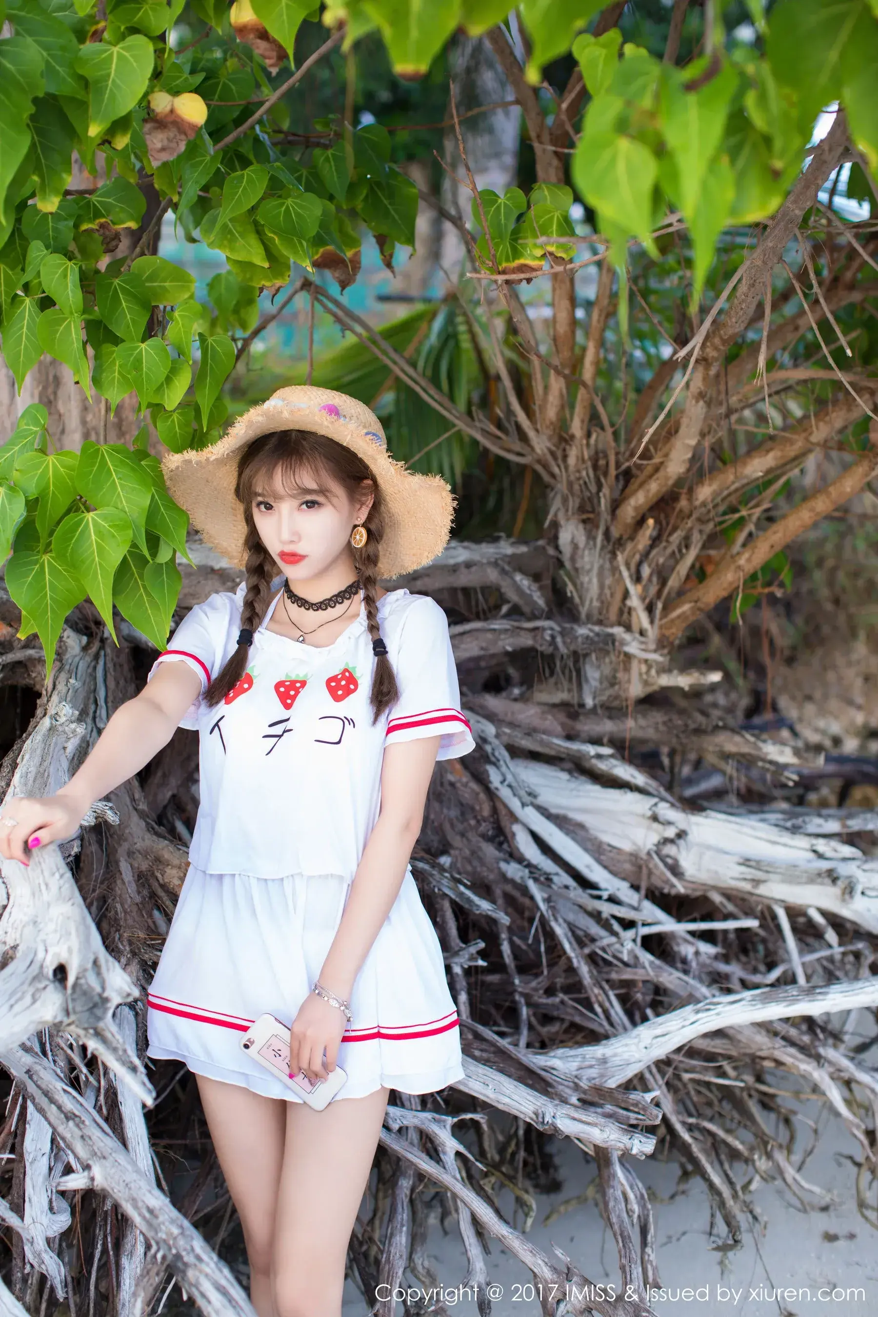 图片[6]-杨晨晨sugar《阳光和沙滩，香车与美人》 爱蜜社IMiss Vol.185-COS写真在线网