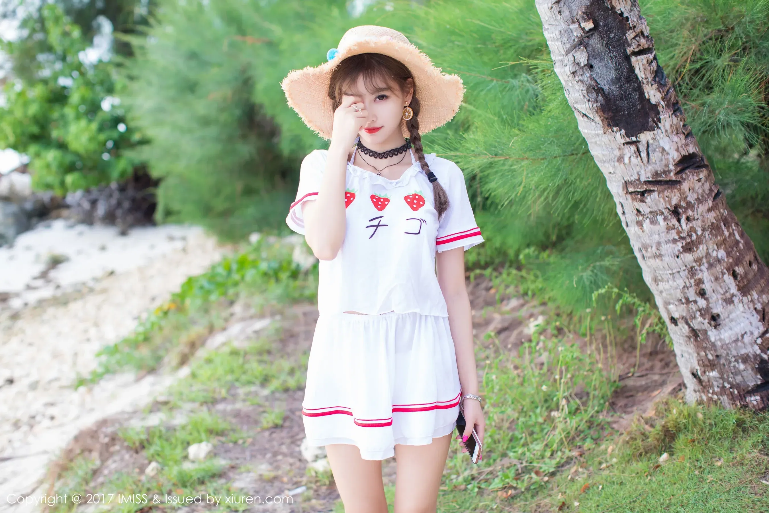 图片[4]-杨晨晨sugar《阳光和沙滩，香车与美人》 爱蜜社IMiss Vol.185-COS写真在线网