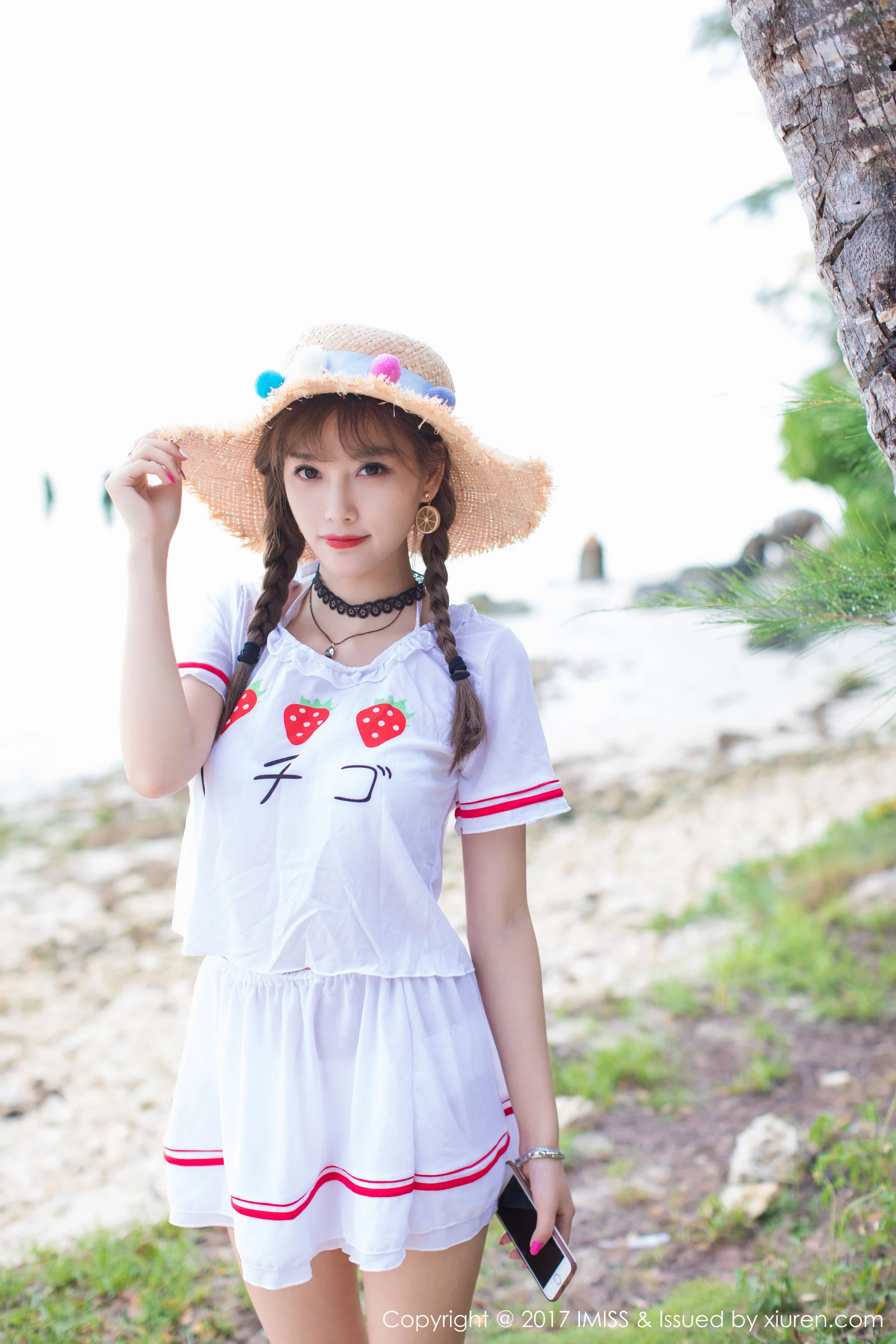 图片[2]-杨晨晨sugar《阳光和沙滩，香车与美人》 爱蜜社IMiss Vol.185-COS写真在线网