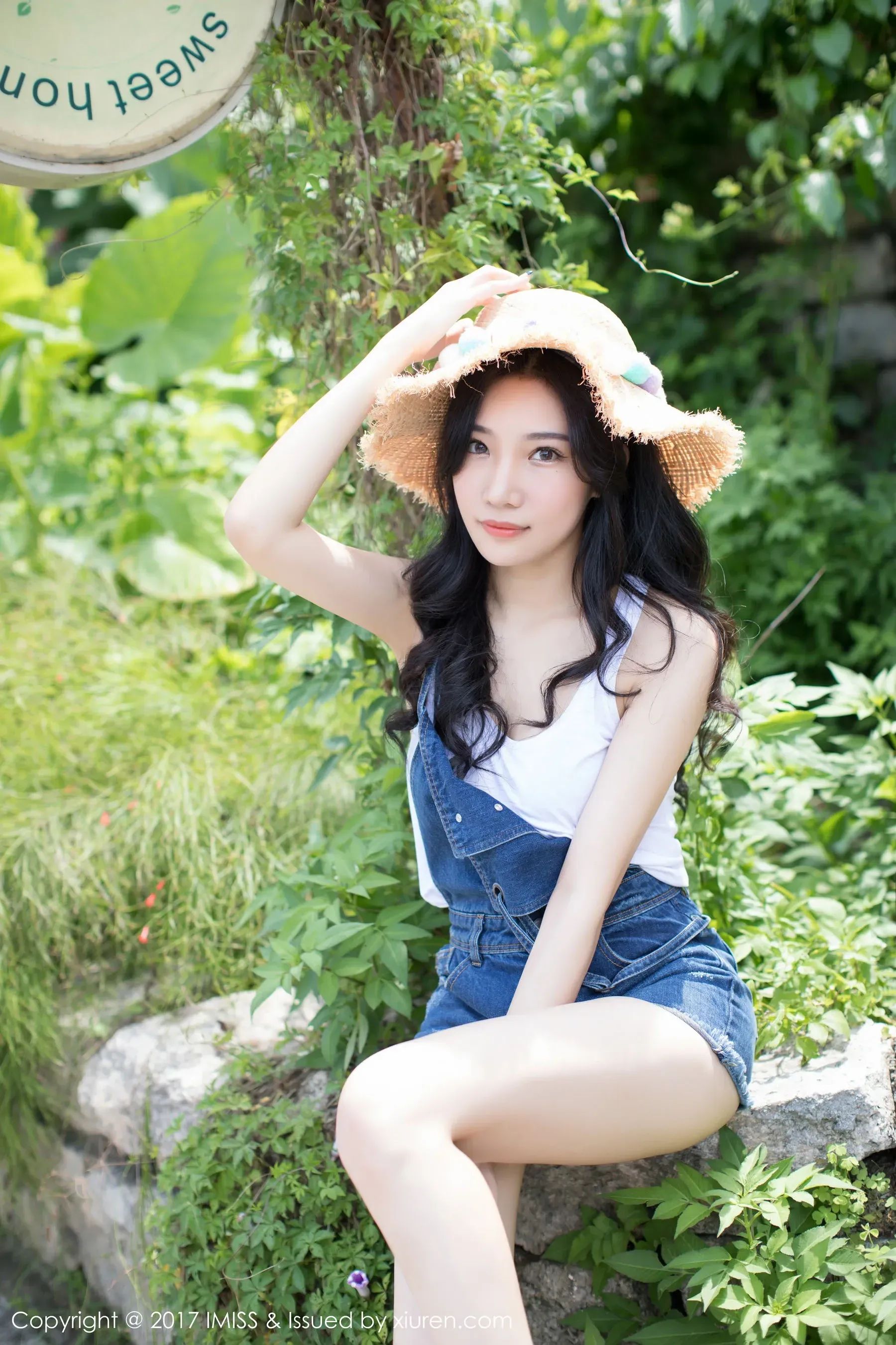 图片[2]-小狐狸Sica《牛仔短裤小清新系列》 爱蜜社 VOL.180-COS写真在线网