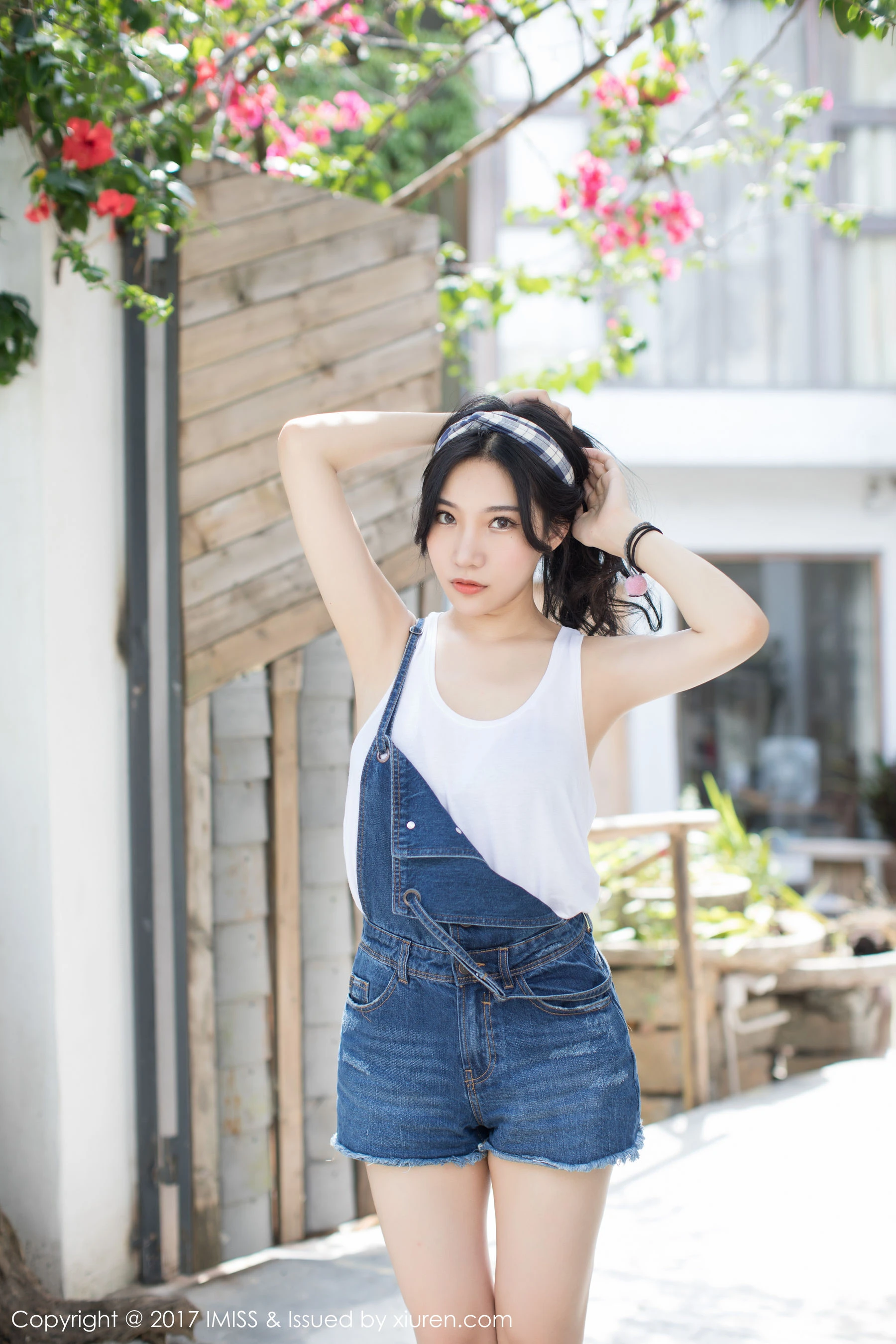 图片[6]-小狐狸Sica《牛仔短裤小清新系列》 爱蜜社 VOL.180-COS写真在线网