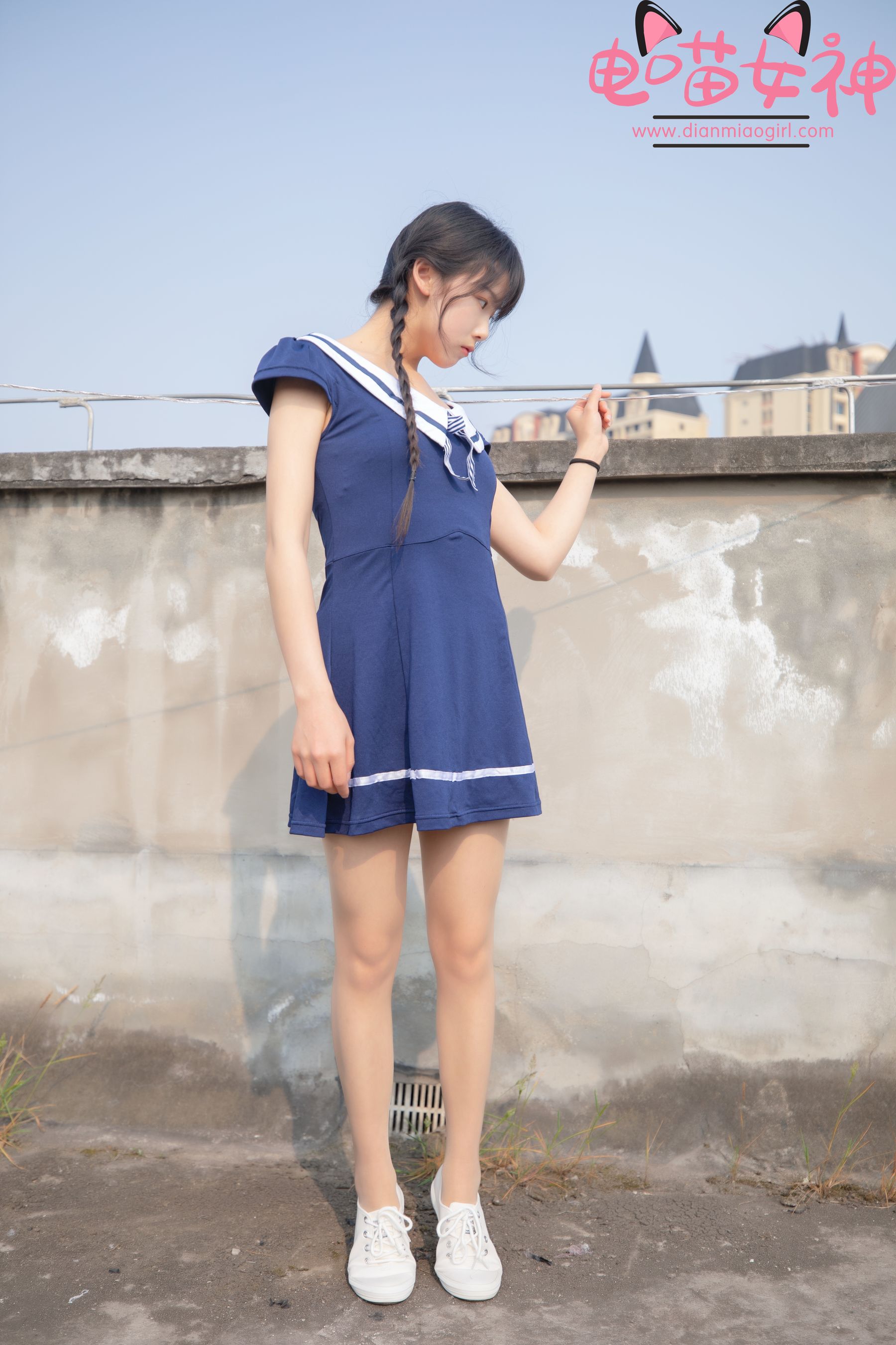 电喵女神 – 灵唯 制服 [33P] 插图1
