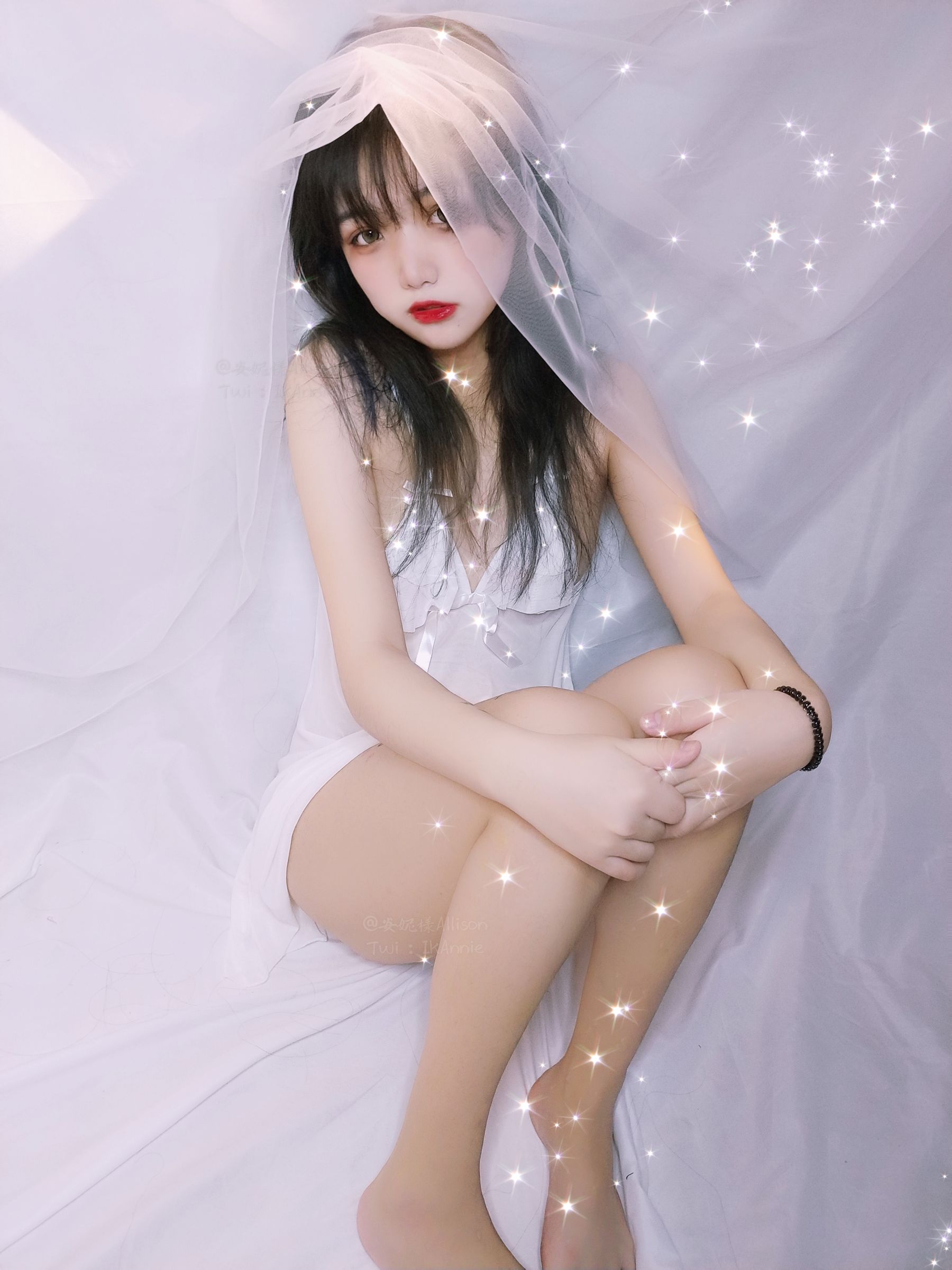 安妮 – 白色睡衣 [30P] 插图7