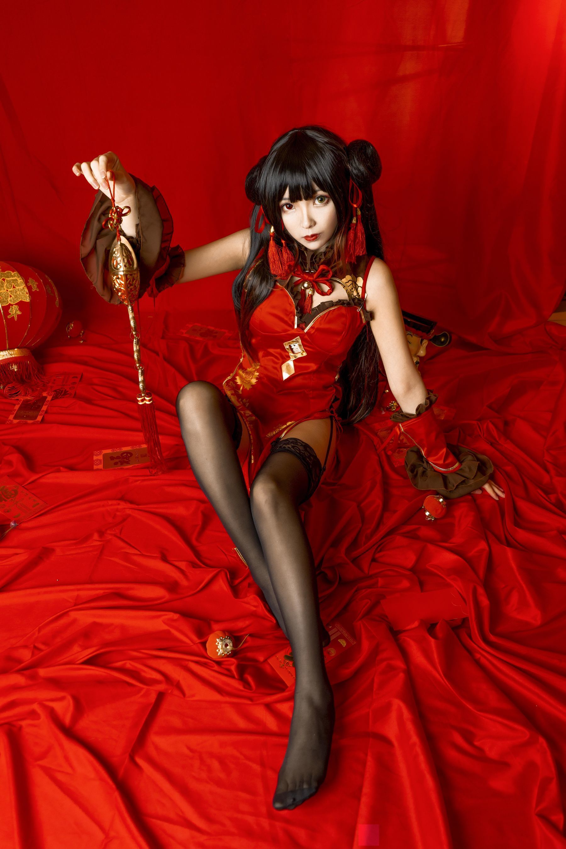 Coser小姐姐妍子坚不可摧 狂三新年 [15P] 插图3