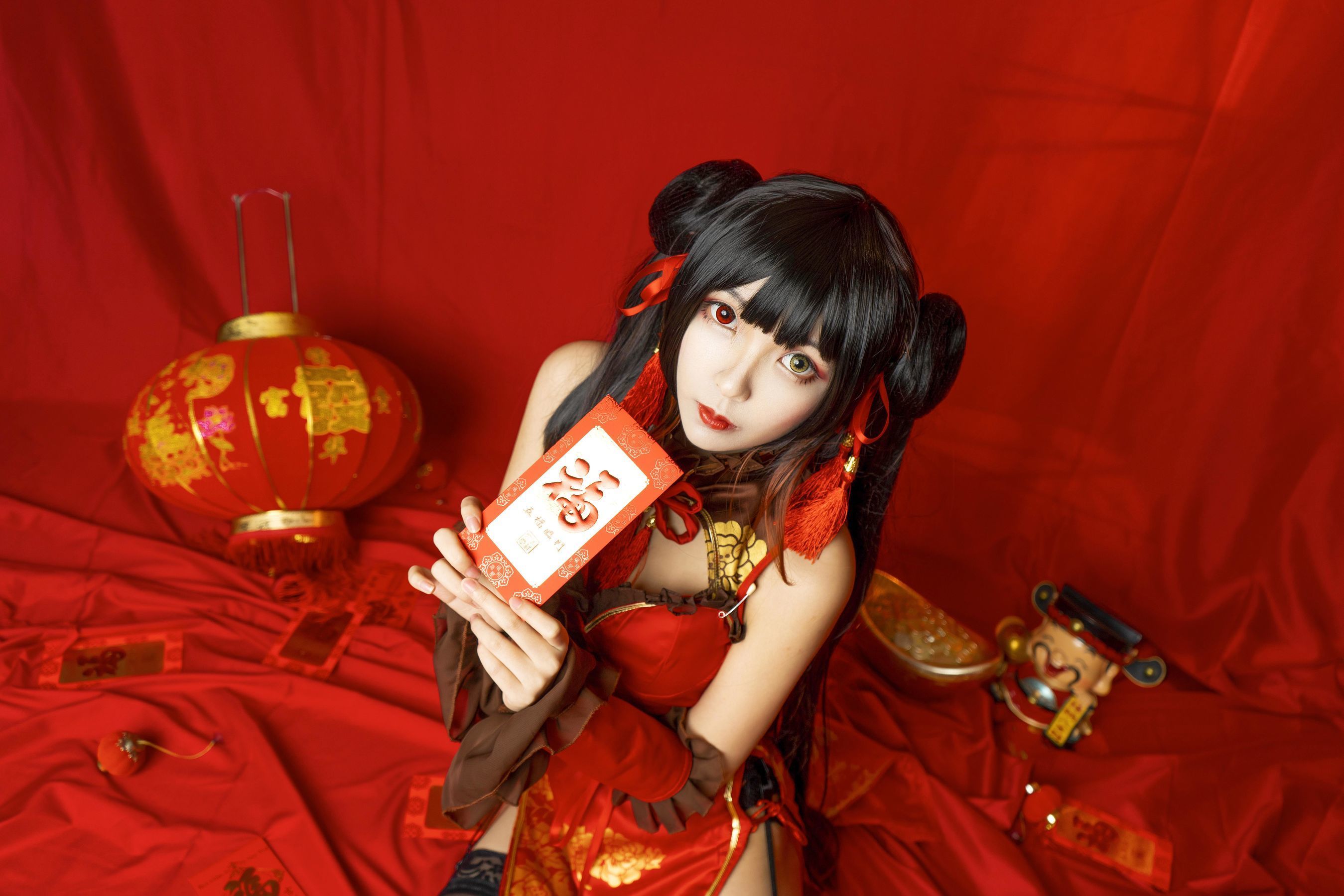 Coser小姐姐妍子坚不可摧 狂三新年 [15P] 插图5