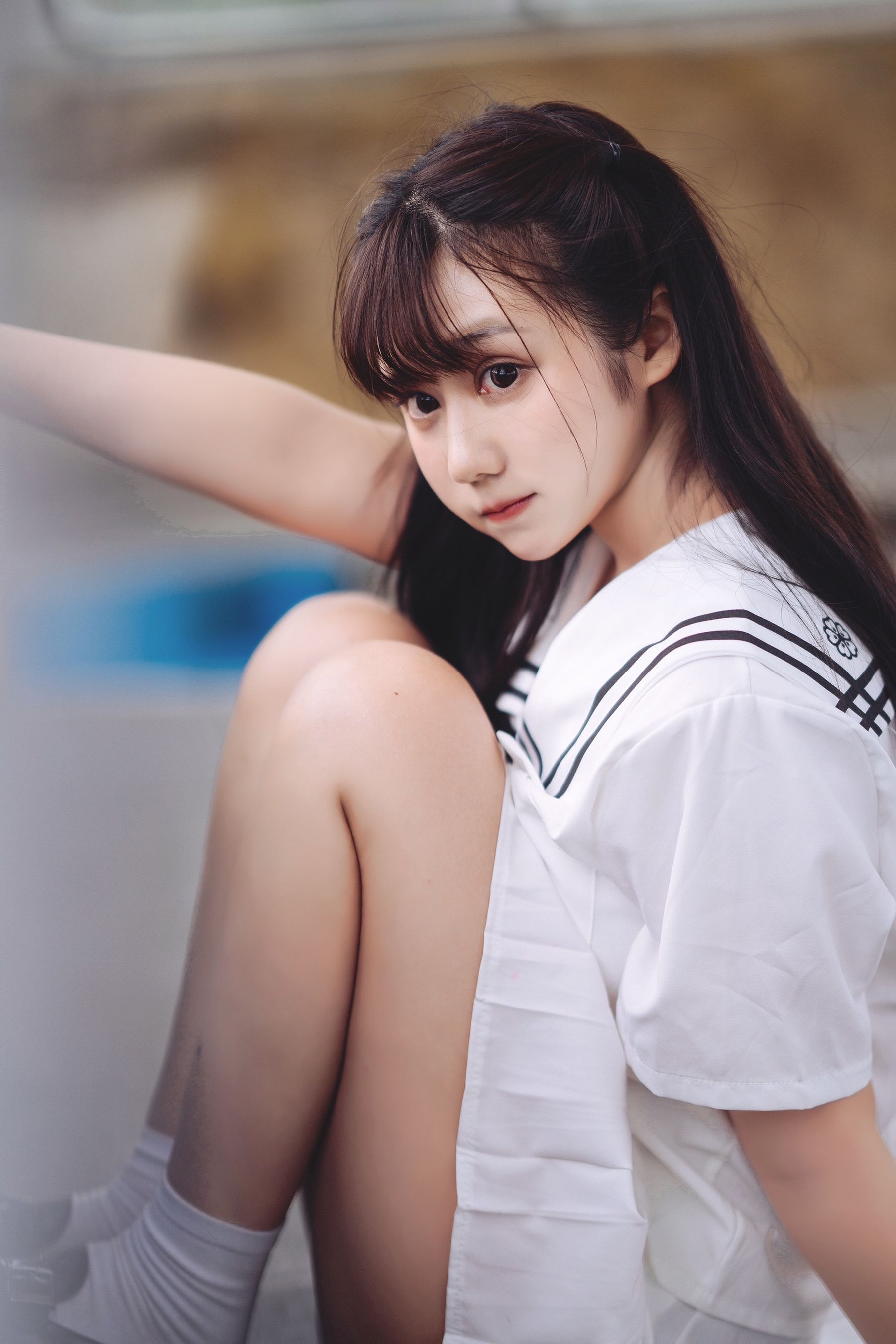 微博福利姬镜酱 – 静夏之JK少女 [33P] 插图1