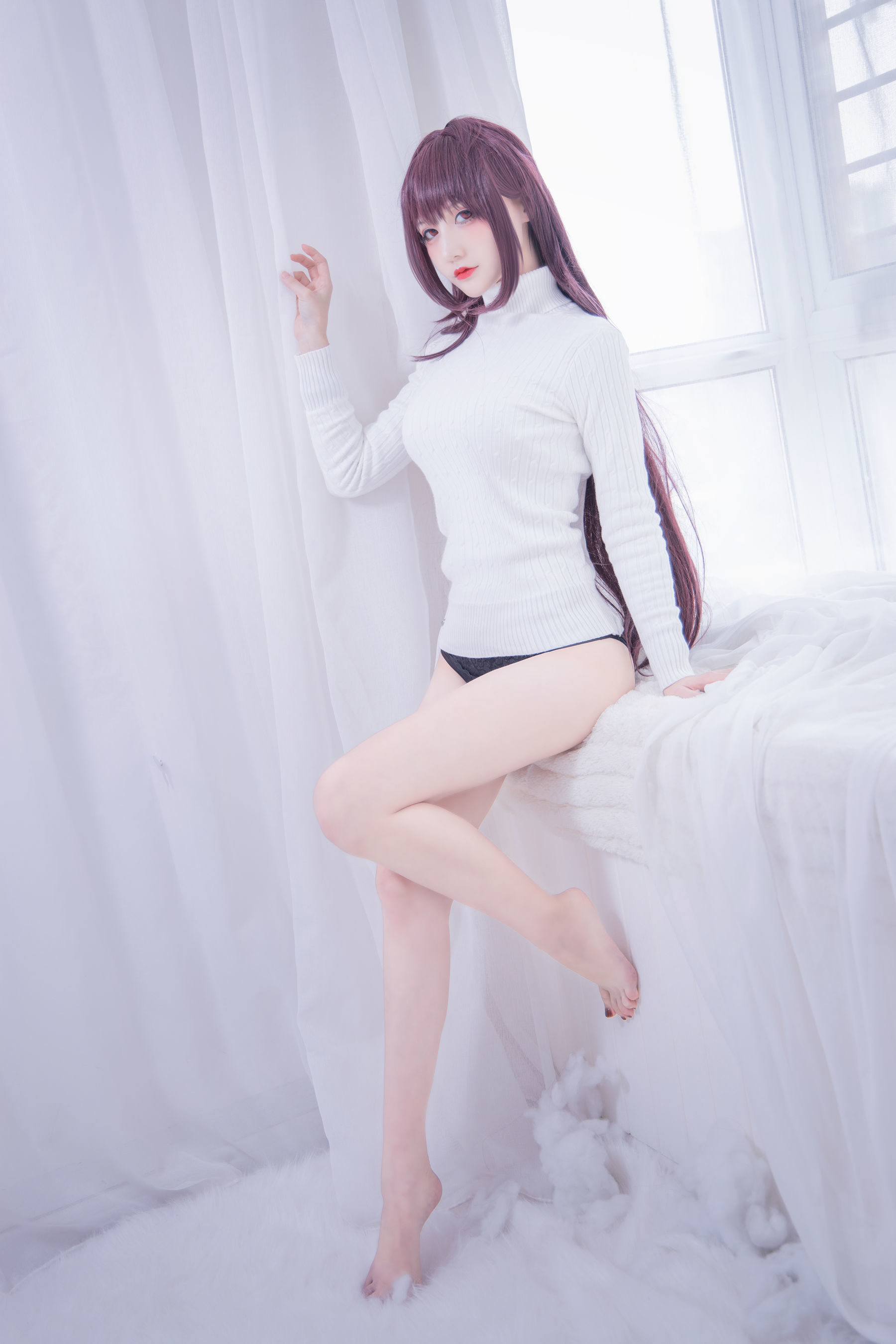 COS妹子仙九Airi – 斯卡哈毛衣 [21P] 插图10