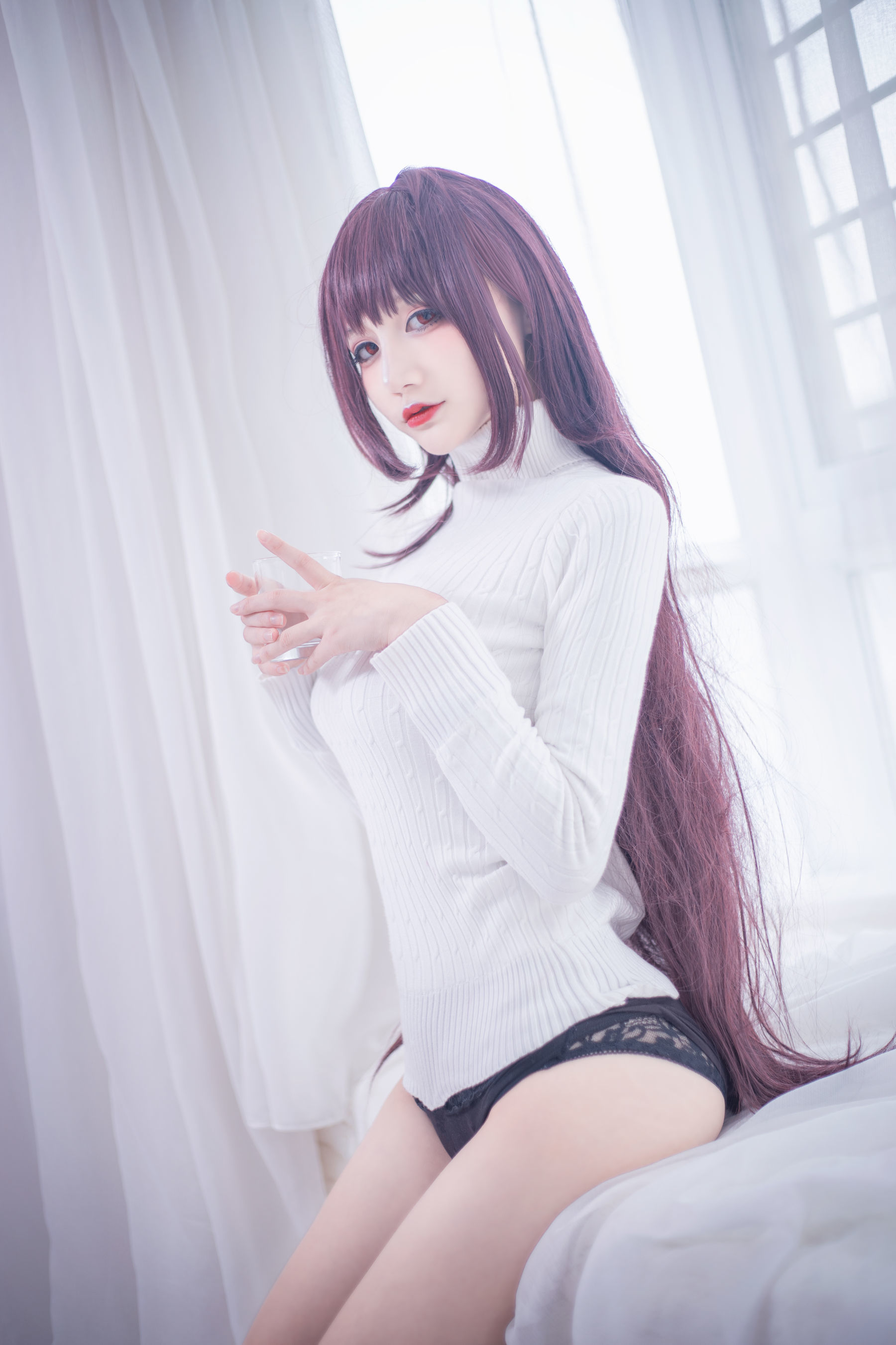 COS妹子仙九Airi – 斯卡哈毛衣 [21P] 插图8