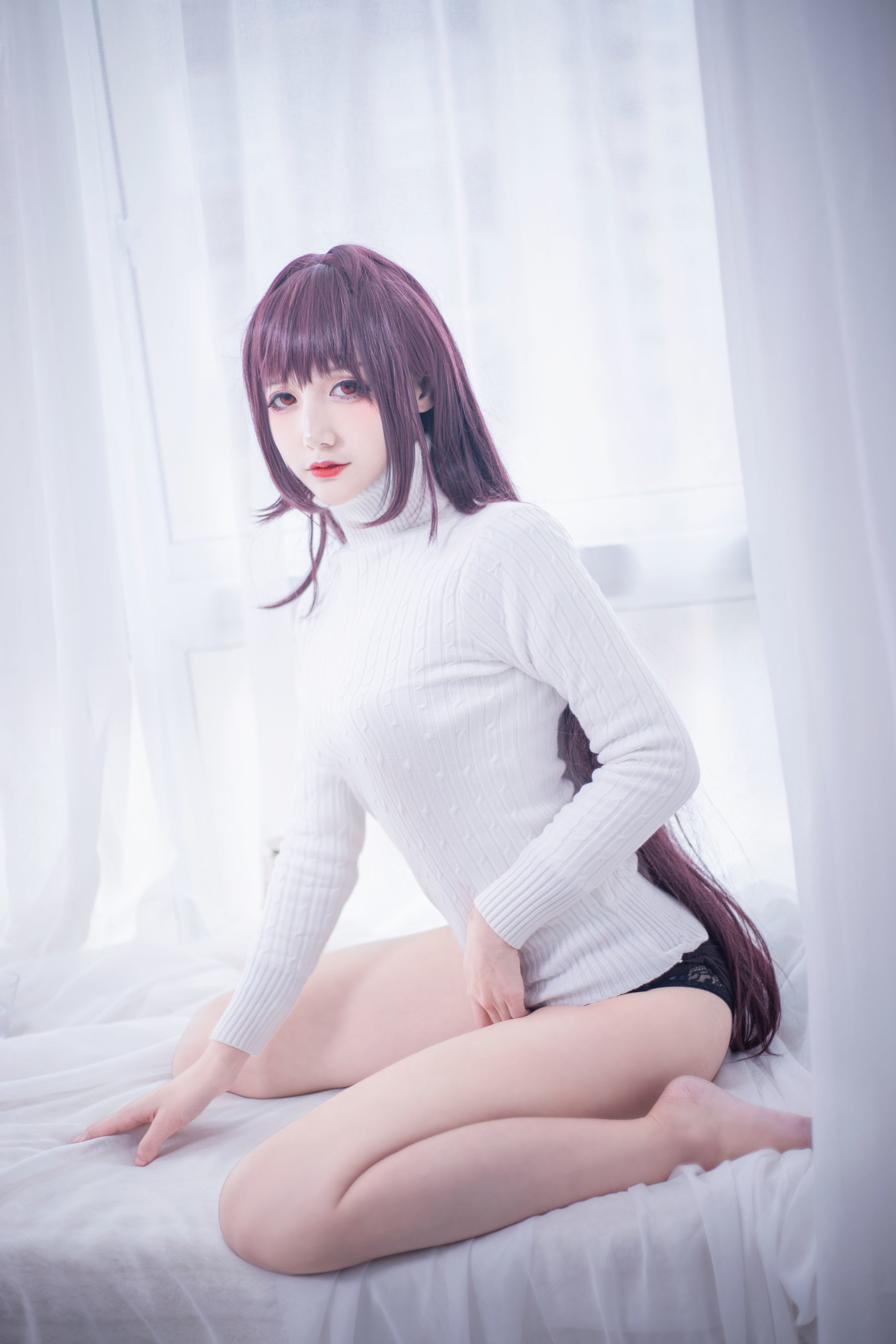 COS妹子仙九Airi – 斯卡哈毛衣 [21P] 插图9