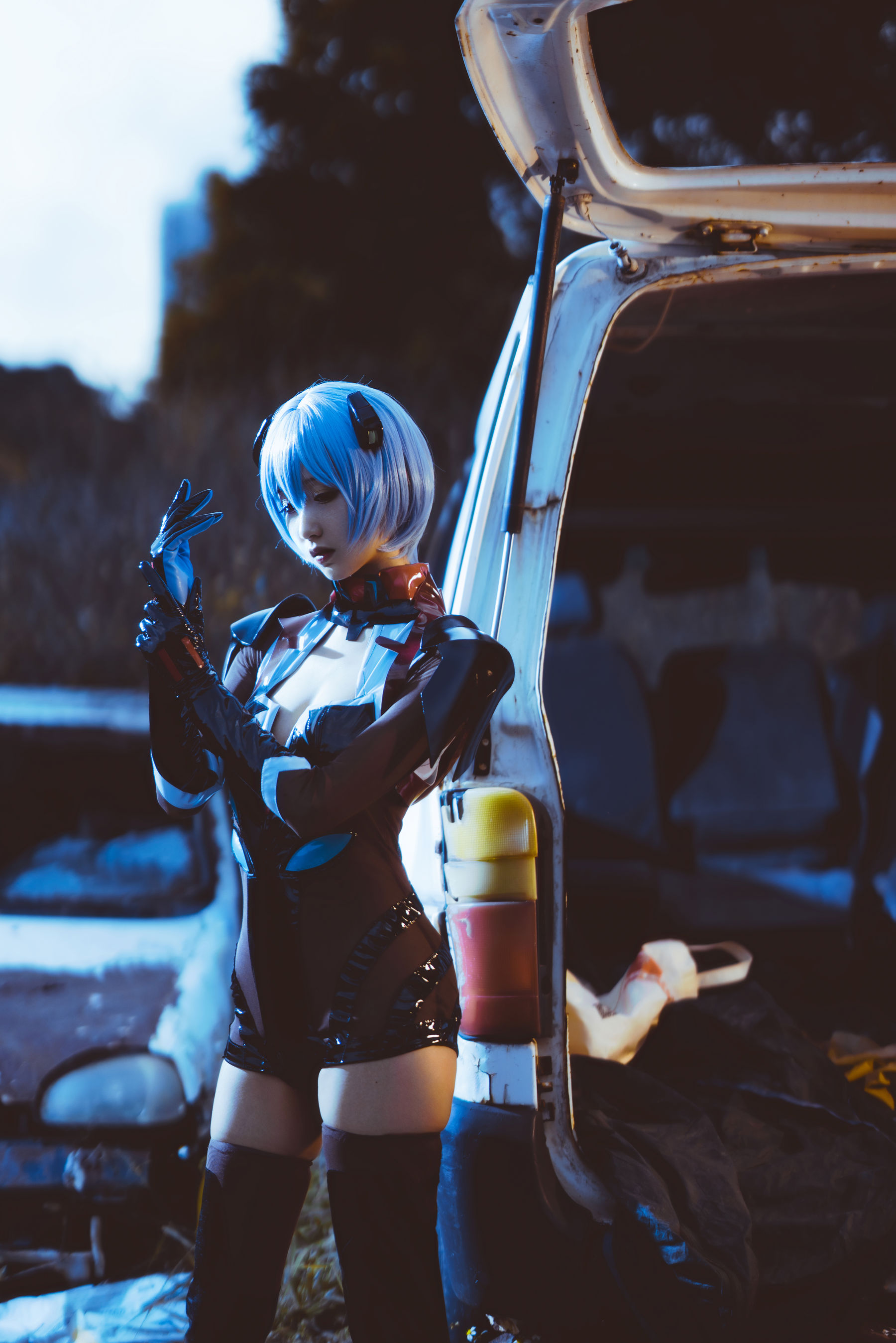 [Cosplay写真] 萌系小姐姐木绵绵OwO – 绫波丽 [28P] 插图1
