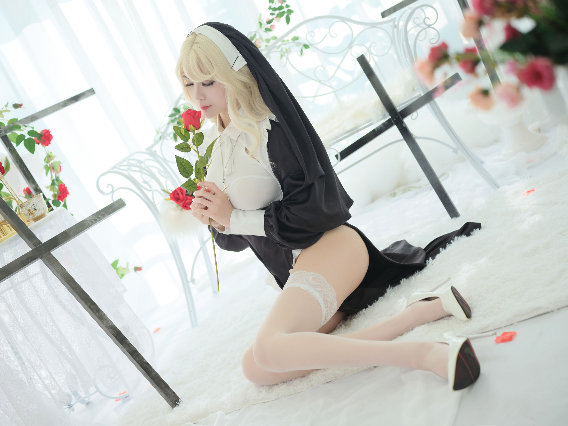 一米八的大梨子 – 修女 [36P] 插图1
