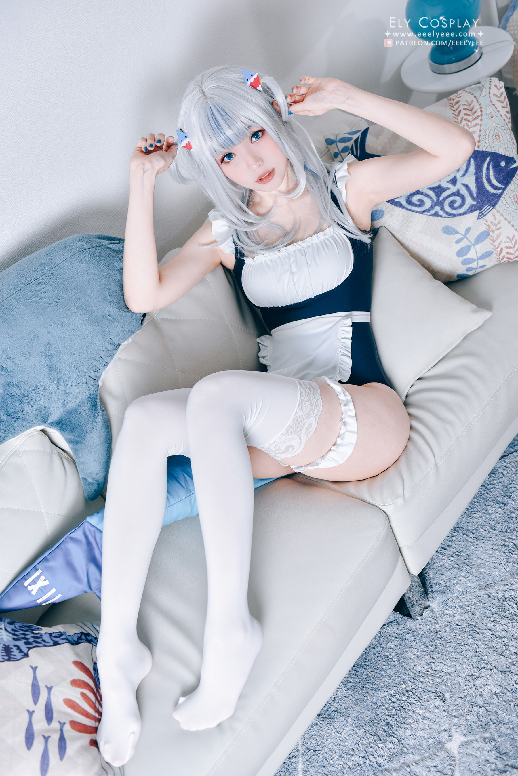 Ely_eee(ElyEE子) – Gura Swimsuit [19P] 插图1