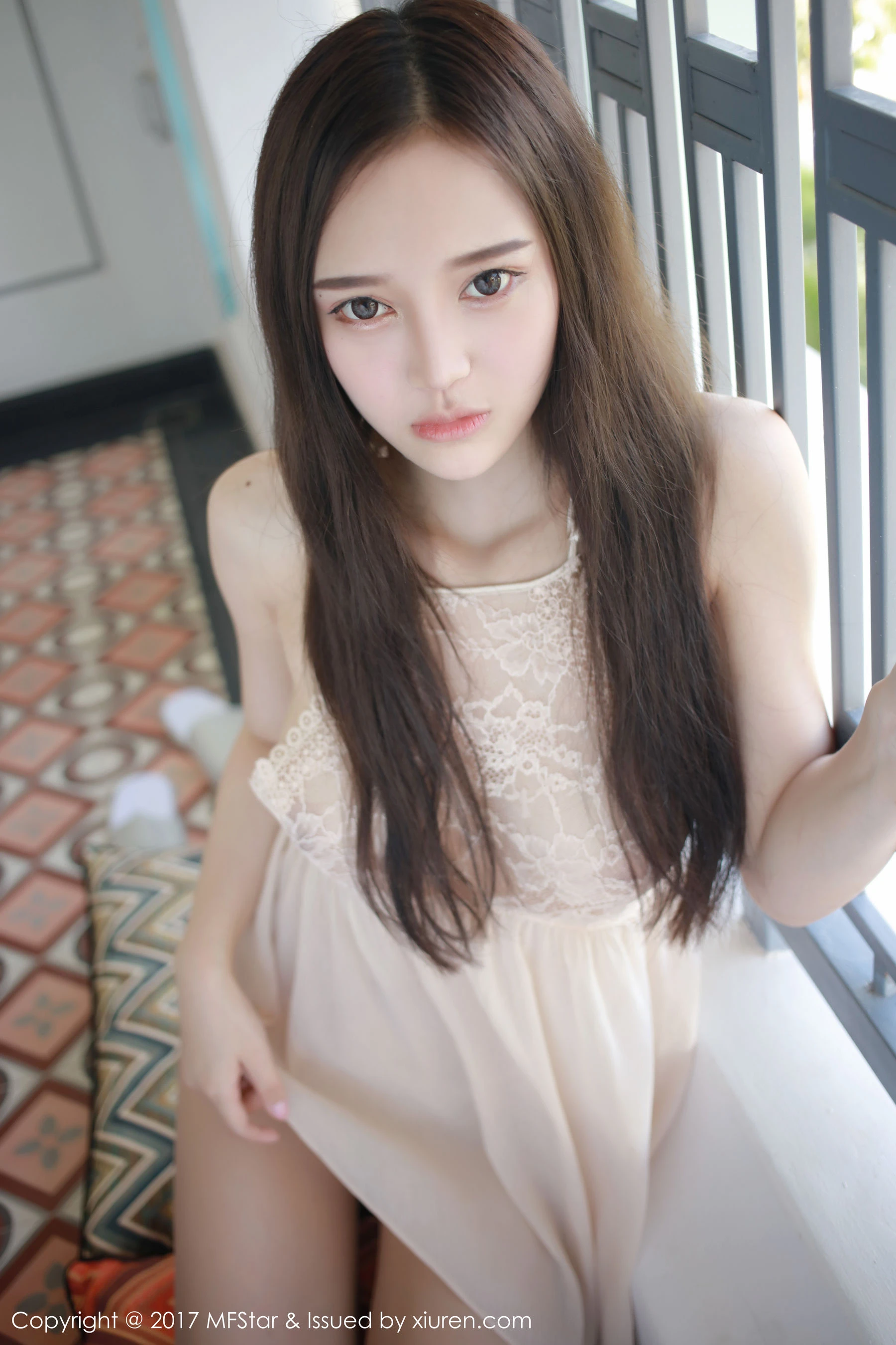 图片[6]-唐琪儿il《蕾丝服饰装扮下的美人》 模范学院 VOL.101-COS写真在线网