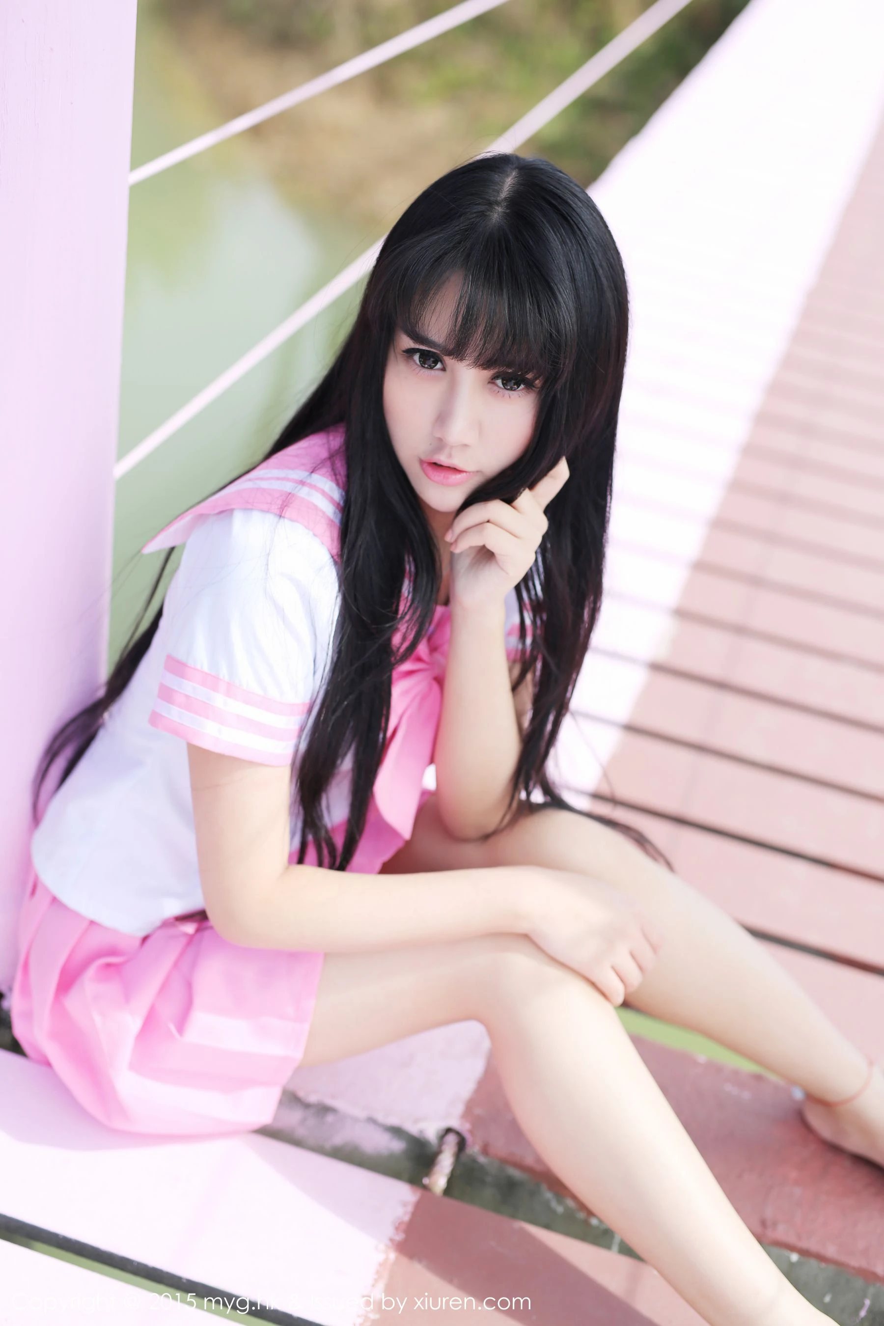 杨晓青儿《泰国Pai县》校服+热裤+内衣 美媛馆 Vol.099 插图2