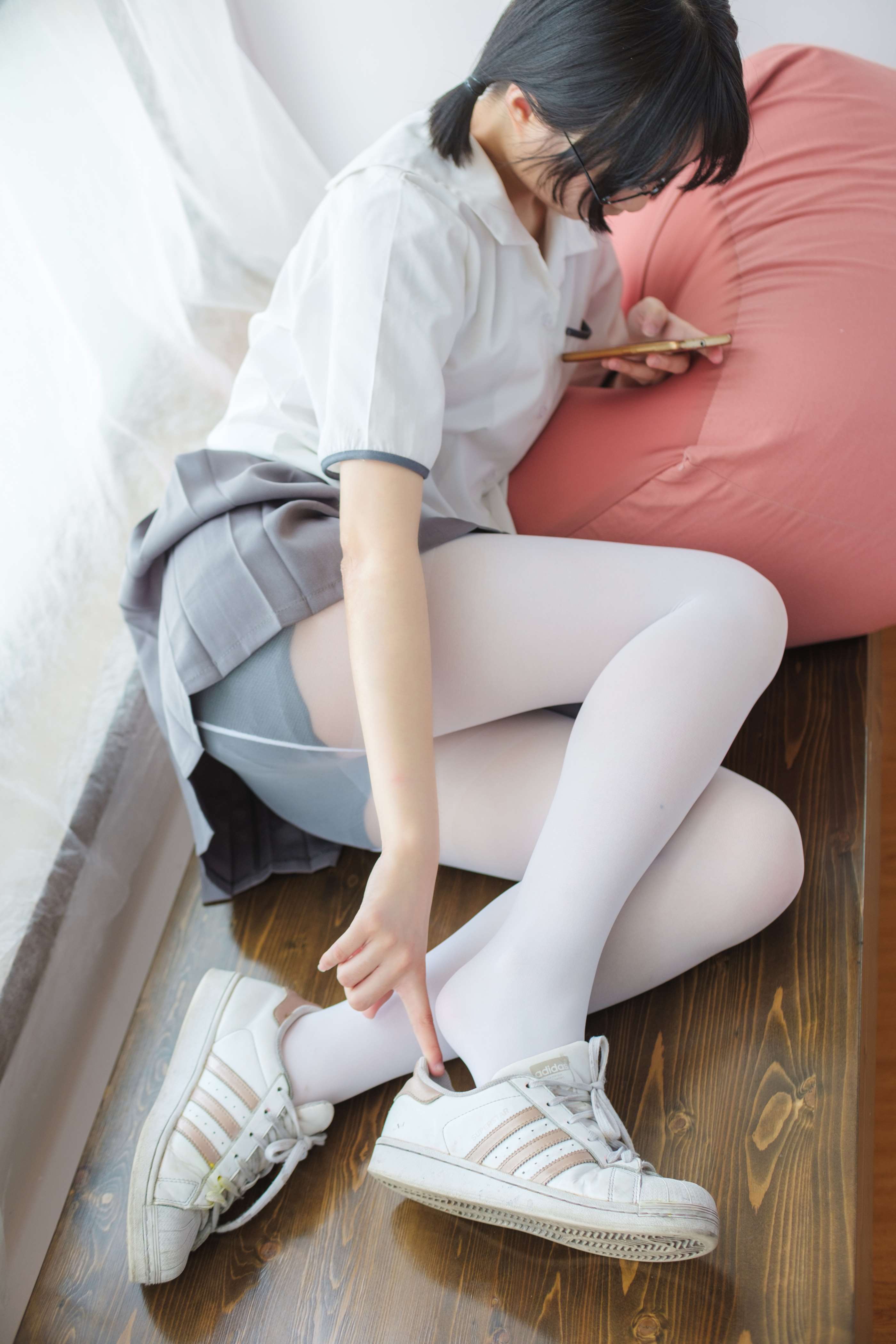 图片[6]-BETA-026 红色校服肉丝美足少女 [78P-737MB]-COS写真在线网