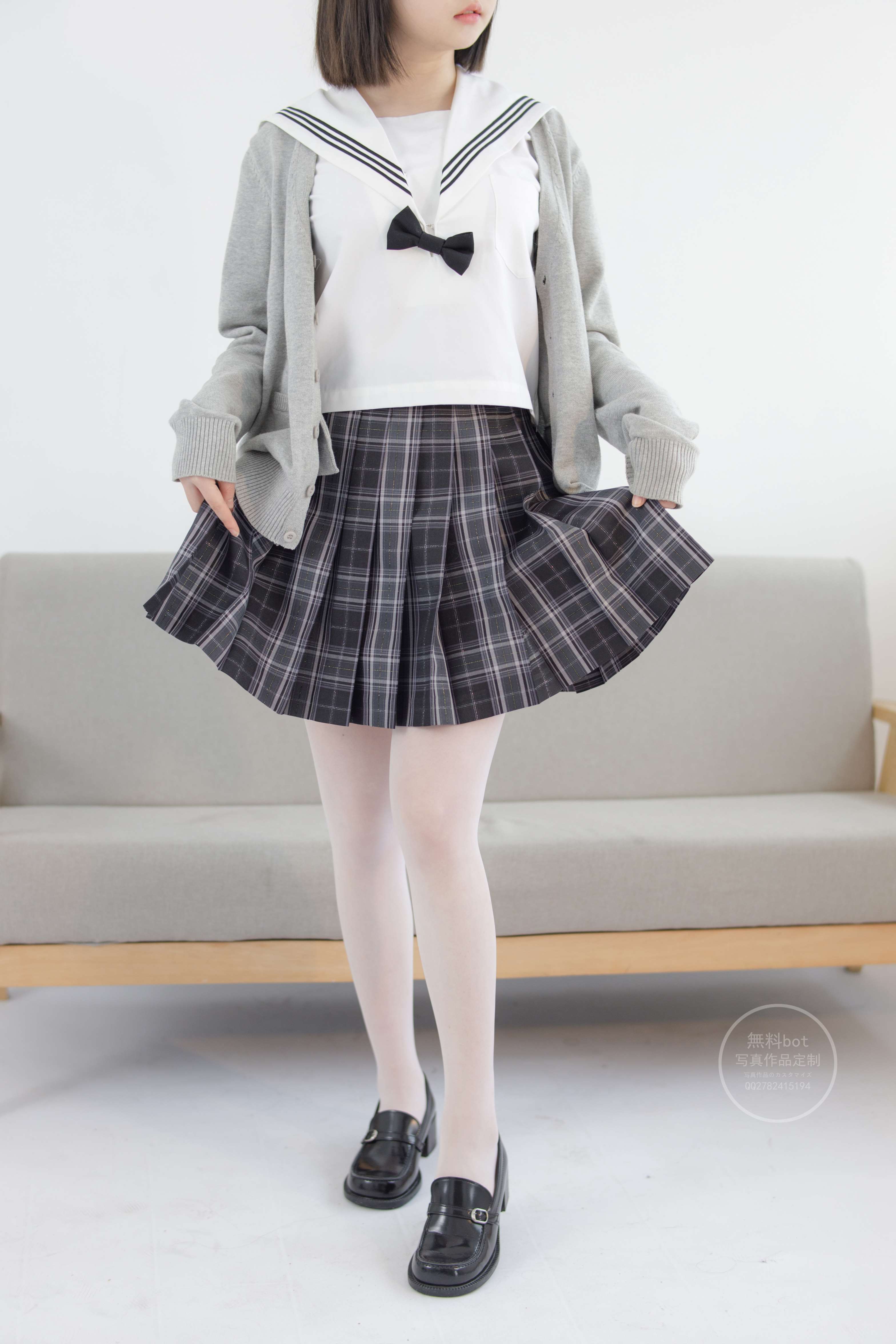 图片[3]-有料 NO.028 匿名 美少女的白丝JK制服 [101P／1.17GB]-COS写真在线网