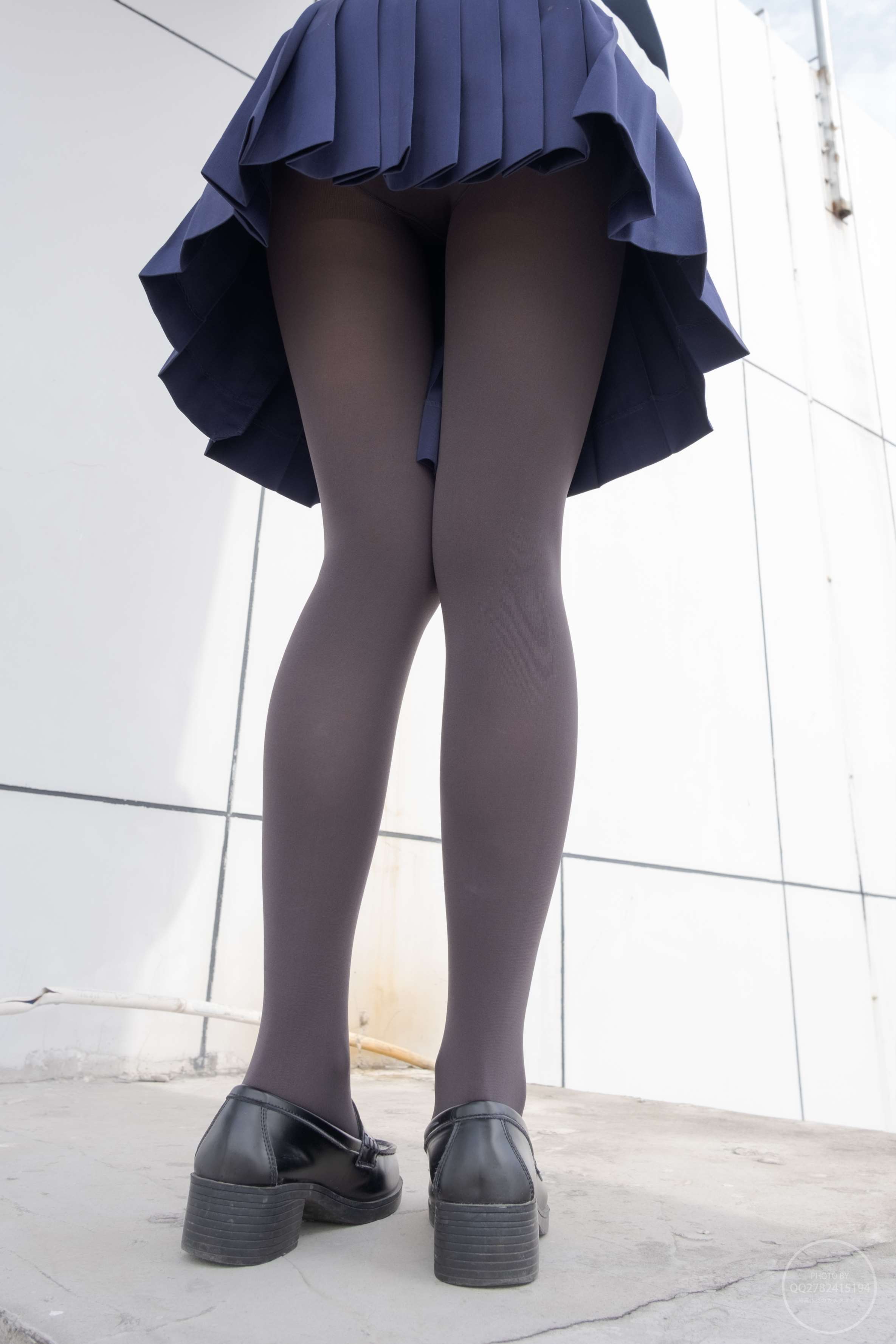 图片[4]-有料 NO.039 小香 天台上的JK灰丝美少女 [90P-794M]-COS写真在线网