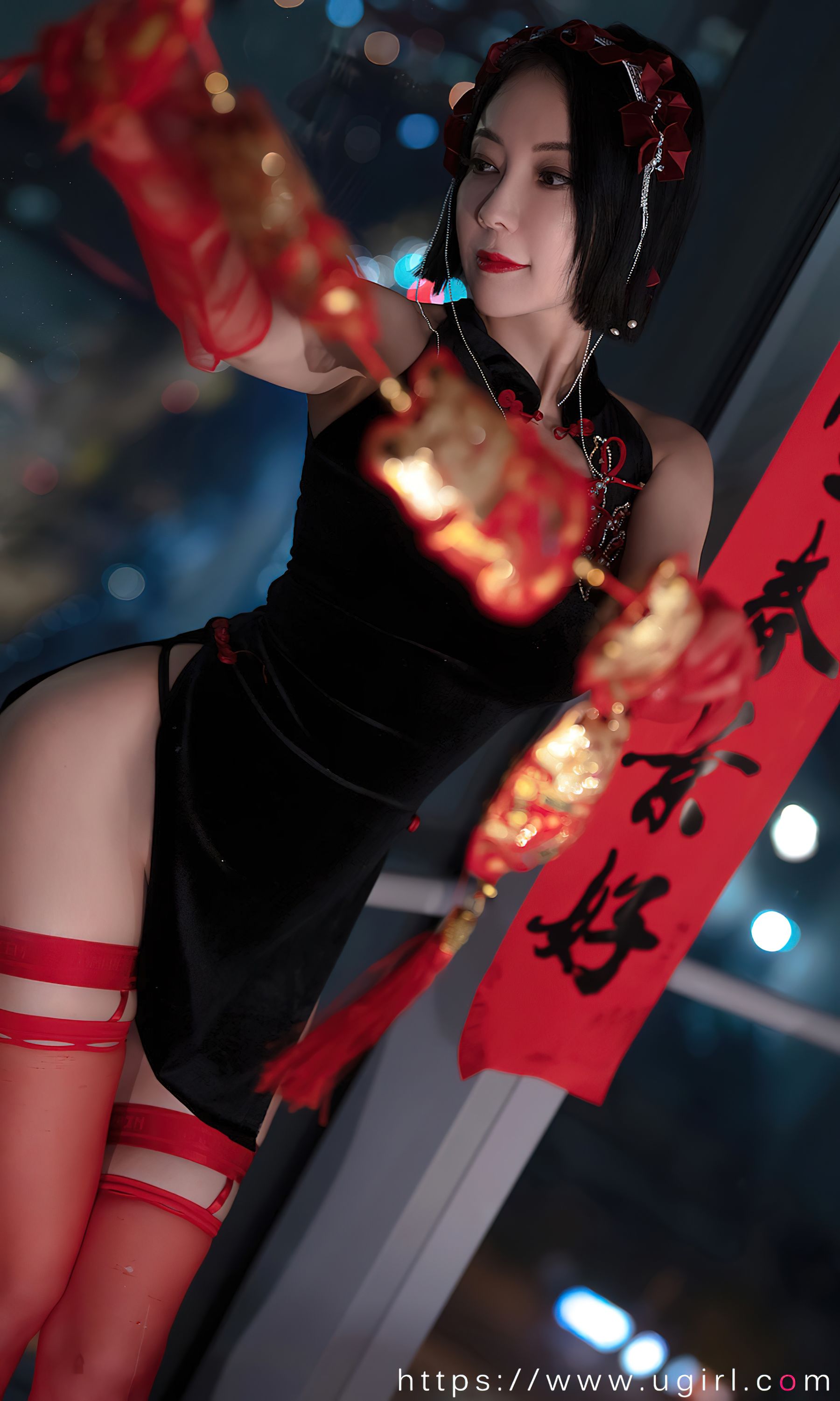 图片[6]-UGirls 爱尤物 No.2500 惹火除夕 果儿Victoria [34P]-COS写真在线网