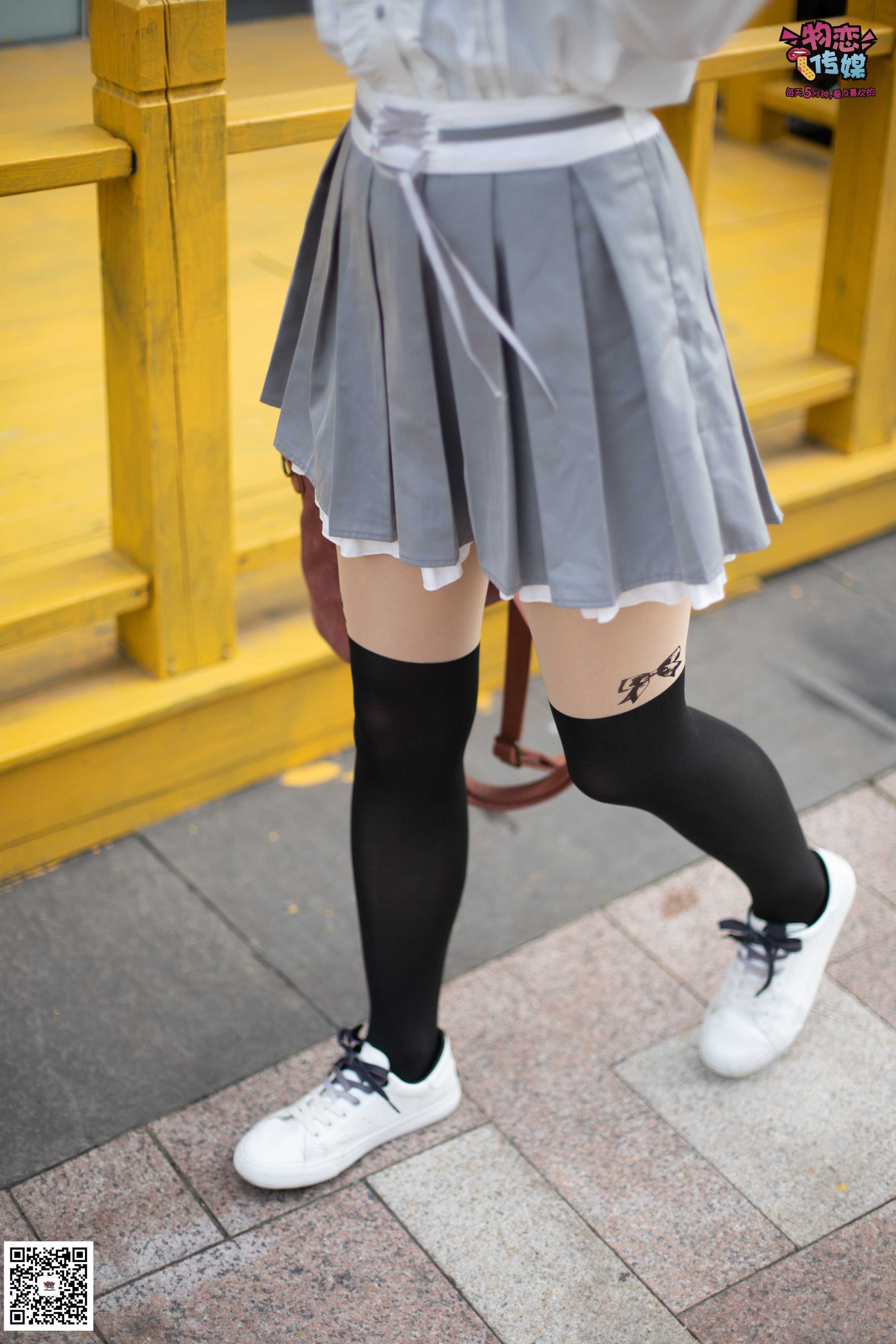 图片[4]-物恋传媒 No.046 日系制服风，搭配Q萌连裤袜  [207P+969MB]-COS写真在线网
