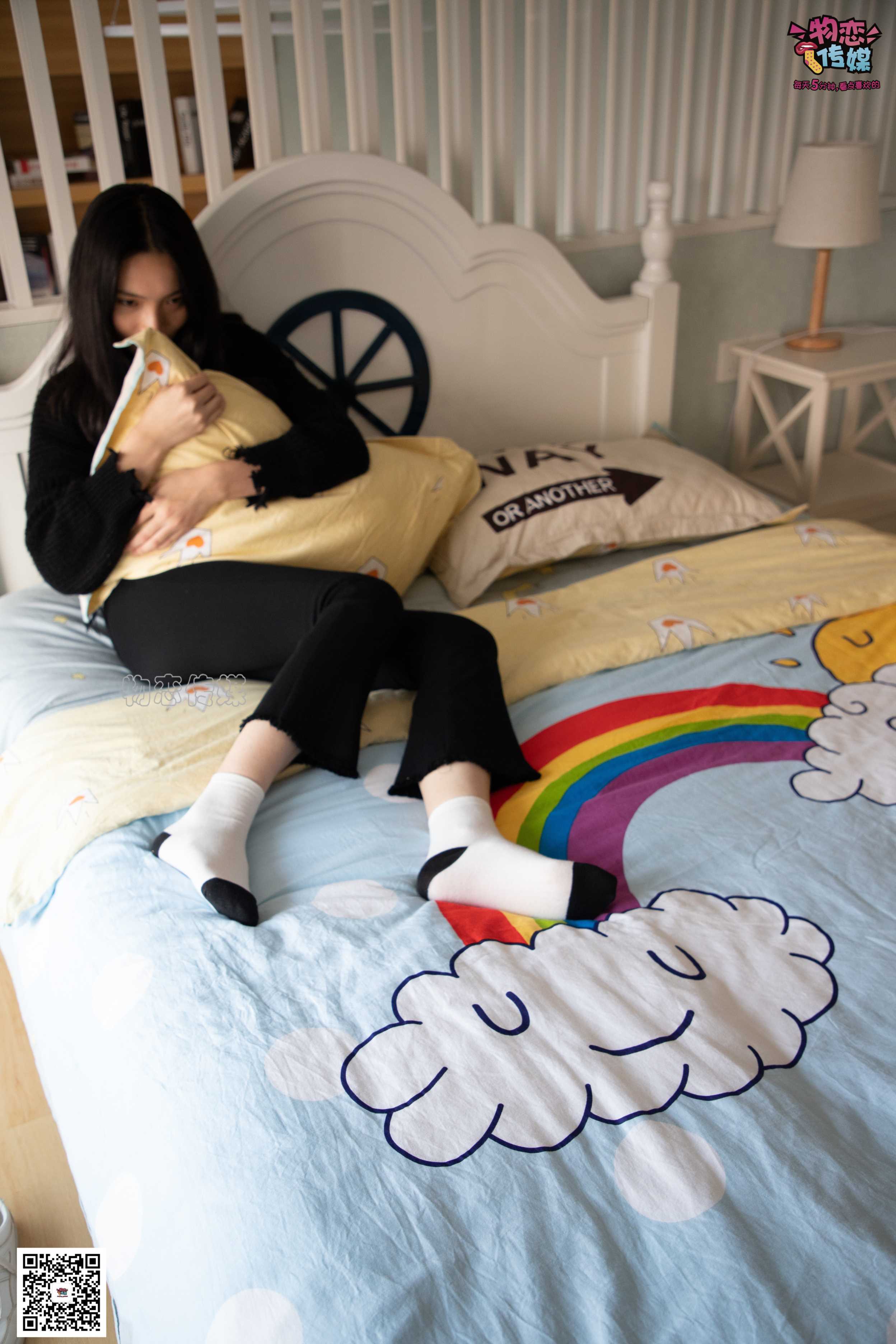 图片[6]-物恋传媒 No.064 一朵花开的时间，白色板鞋配白色棉袜  [159P1.08GB]-COS写真在线网