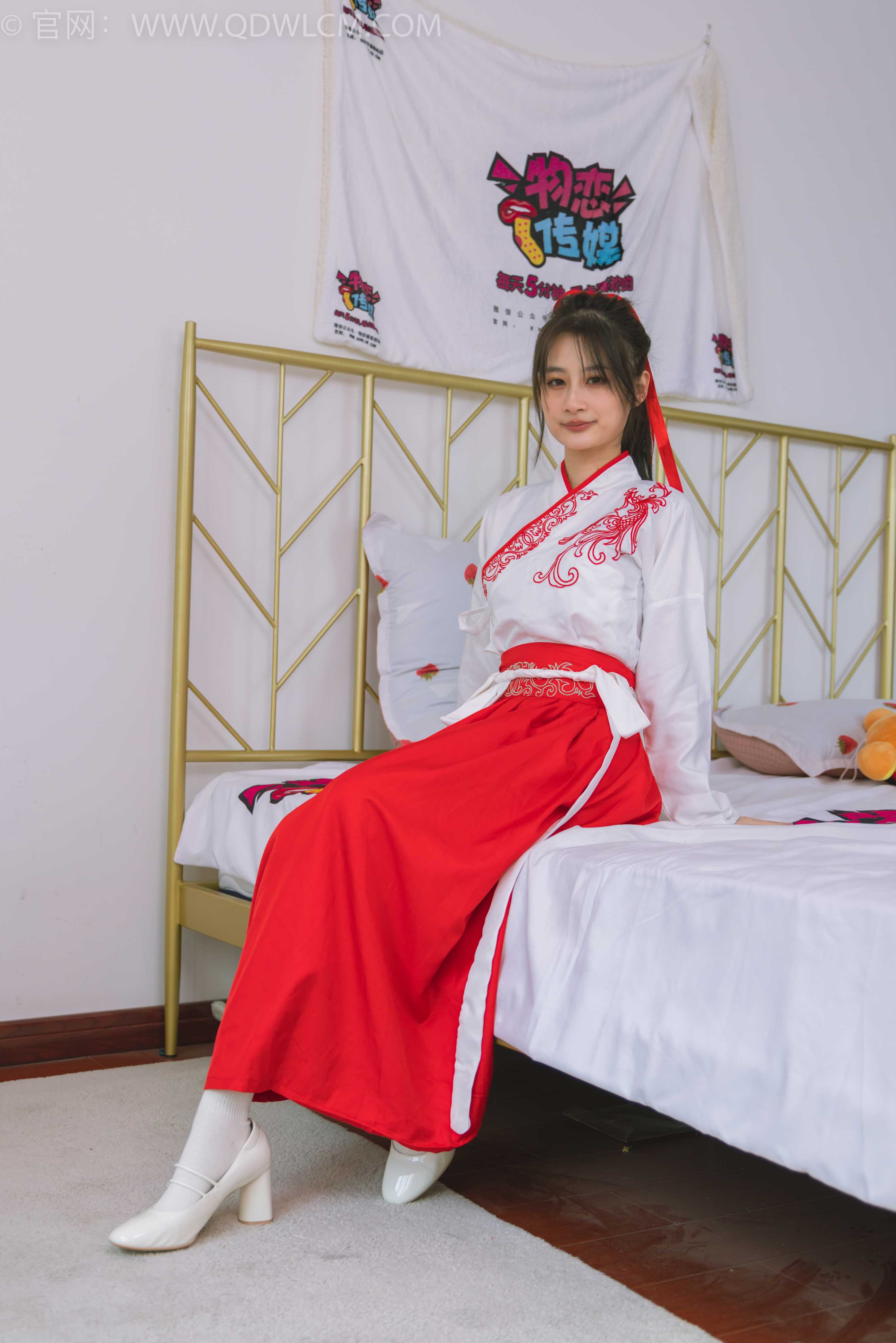 物恋传媒 NO.1482 卿卿-红衣少女 [170P-1V-5.93G] 插图5