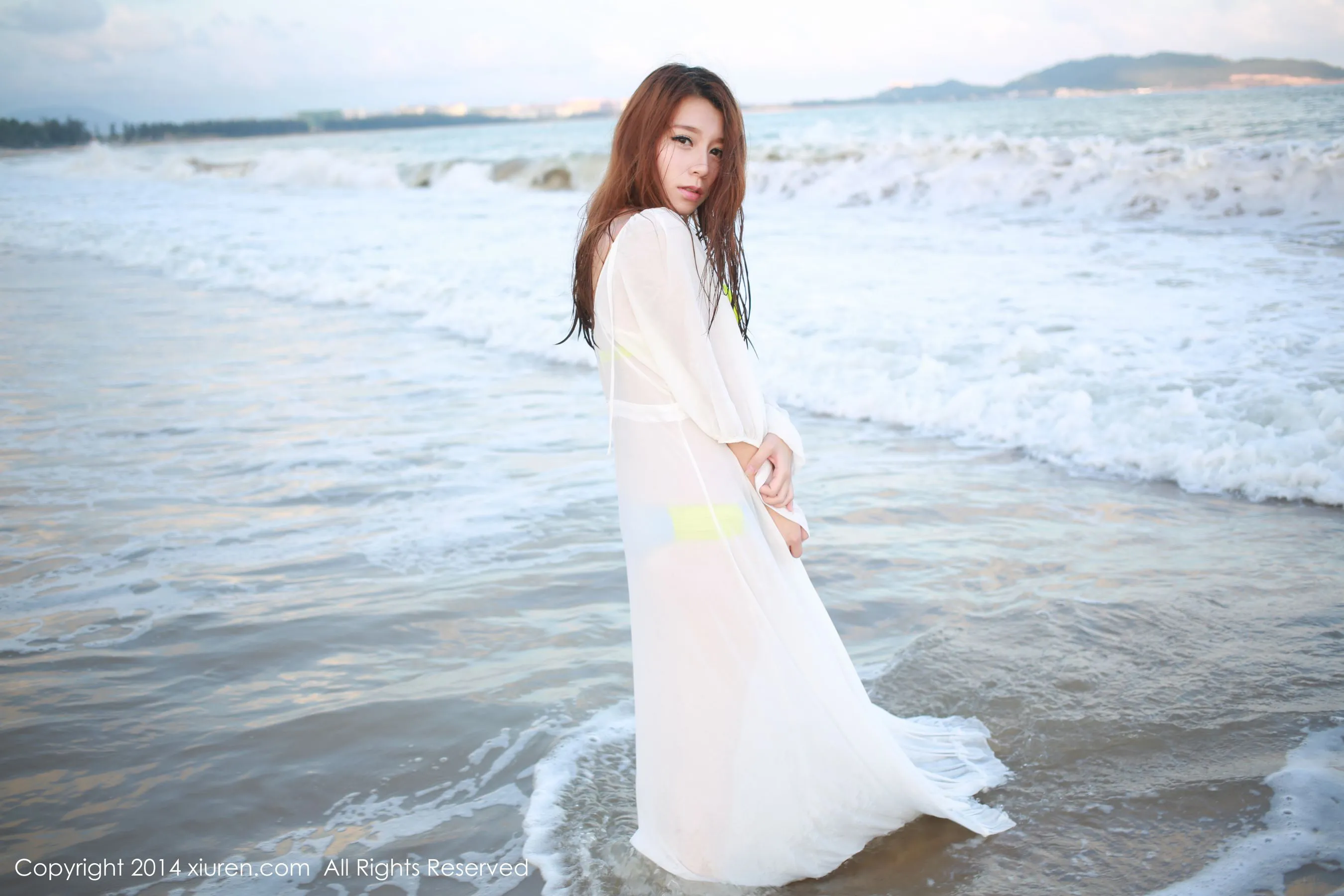 Vetiver嘉宝贝儿《三亚海边风情》 秀人网 No.165 插图1