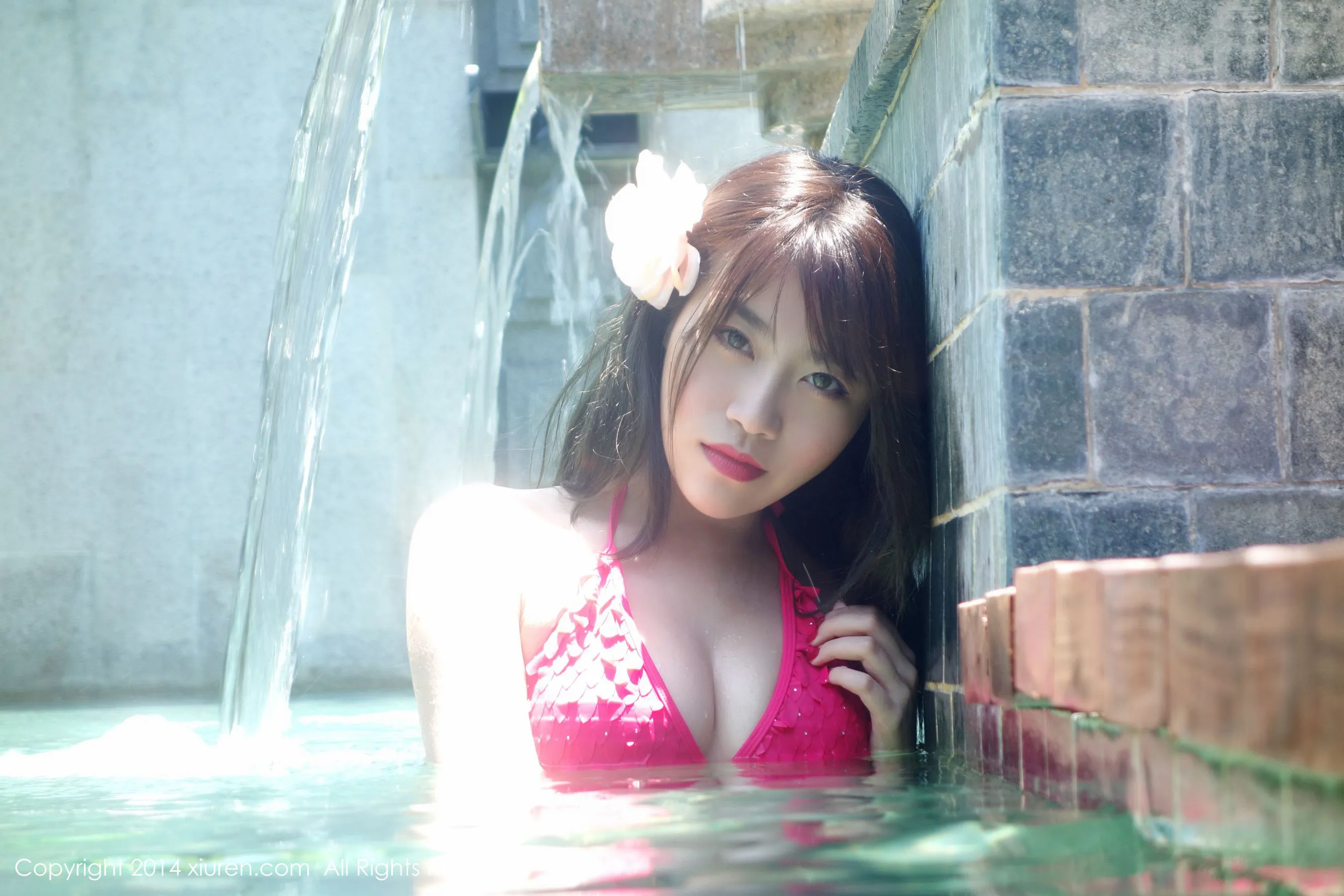 图片[2]-许诺Sabrina《海边小清新系列》 秀人网 No.167-COS写真在线网