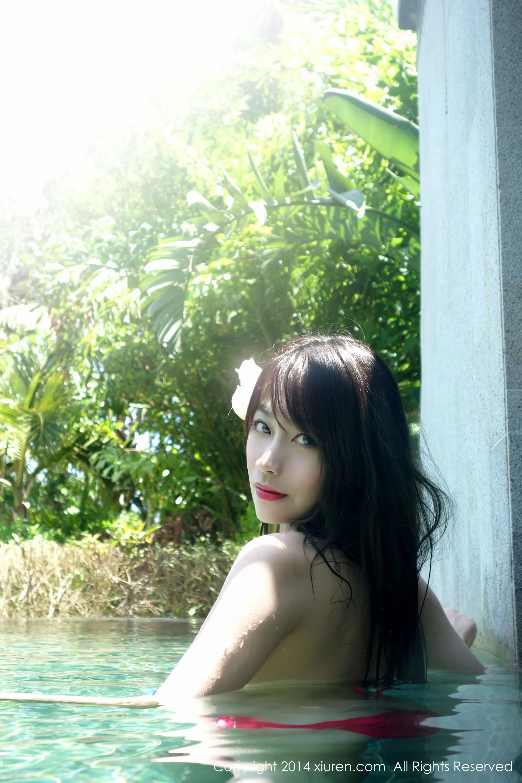 图片[3]-许诺Sabrina《海边小清新系列》 秀人网 No.167-COS写真在线网