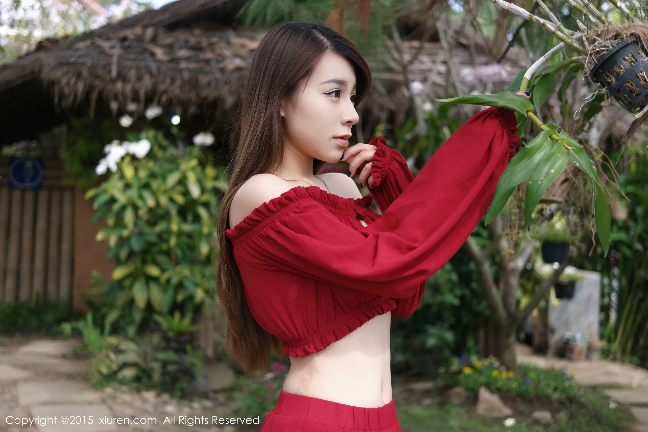 vetiver嘉宝贝儿《泰国旅拍》长裙女神系列 秀人网 No.303 插图9