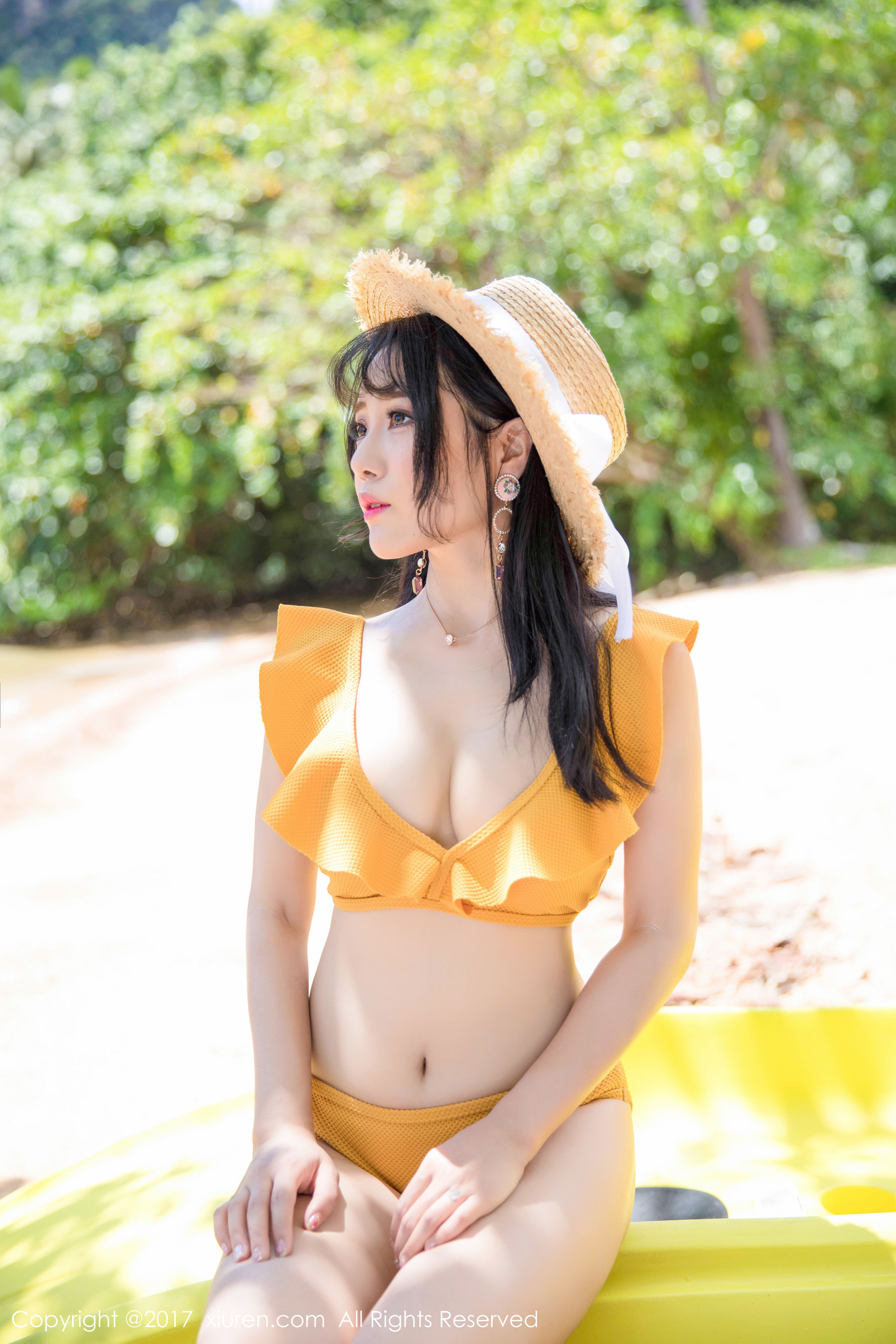 兜豆靓Youlina《田园风仙子》 秀人 NO.855 插图2