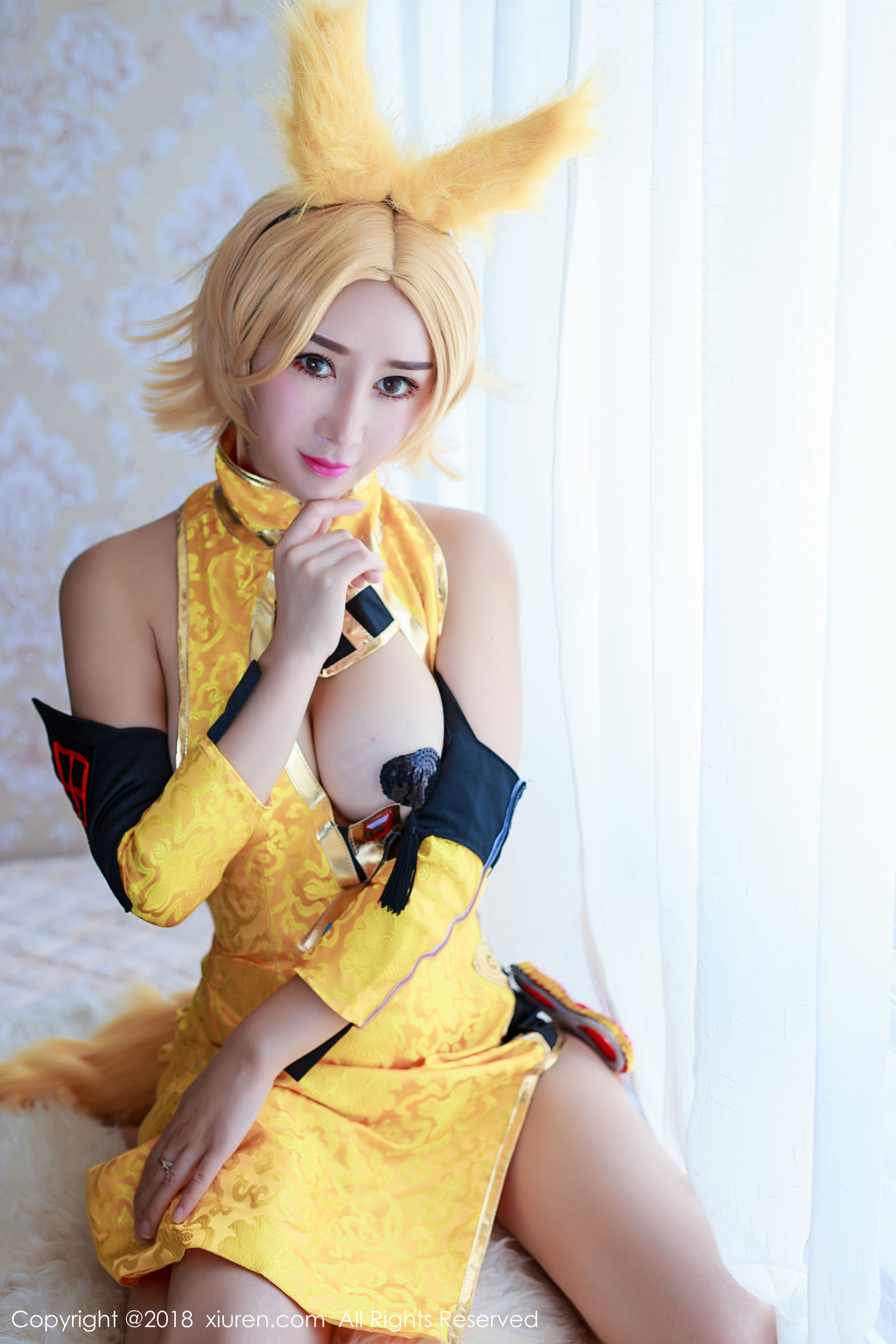 邹晶晶女王《王者荣耀妲己COS》 秀人 No.937 插图4