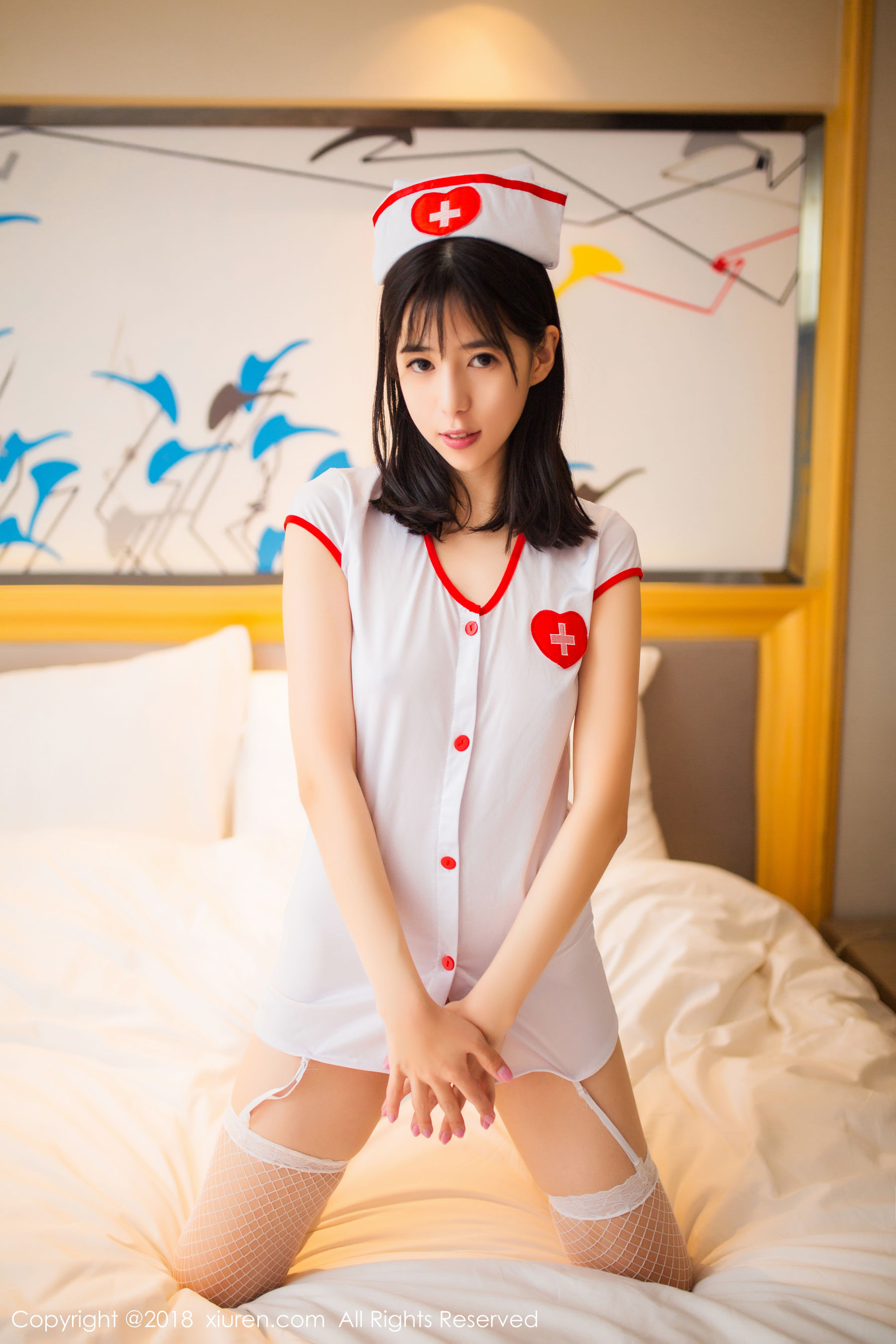 艾栗栗栗栗栗栗吖《温柔贴心的护士》 XiuRen 秀人网 No.996 插图1