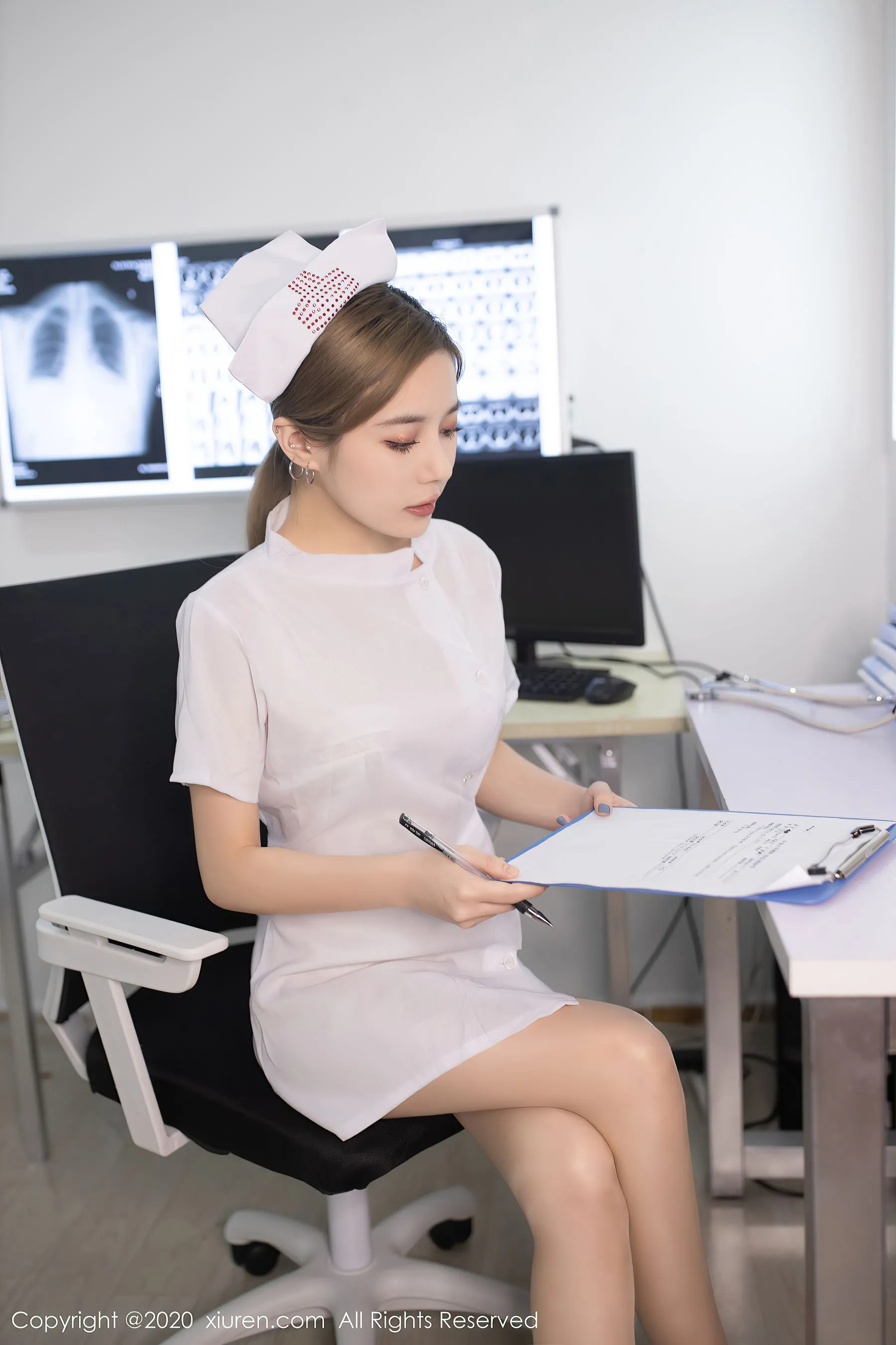 图片[3]-秀人 No.2743 鱼子酱Fish-COS写真在线网