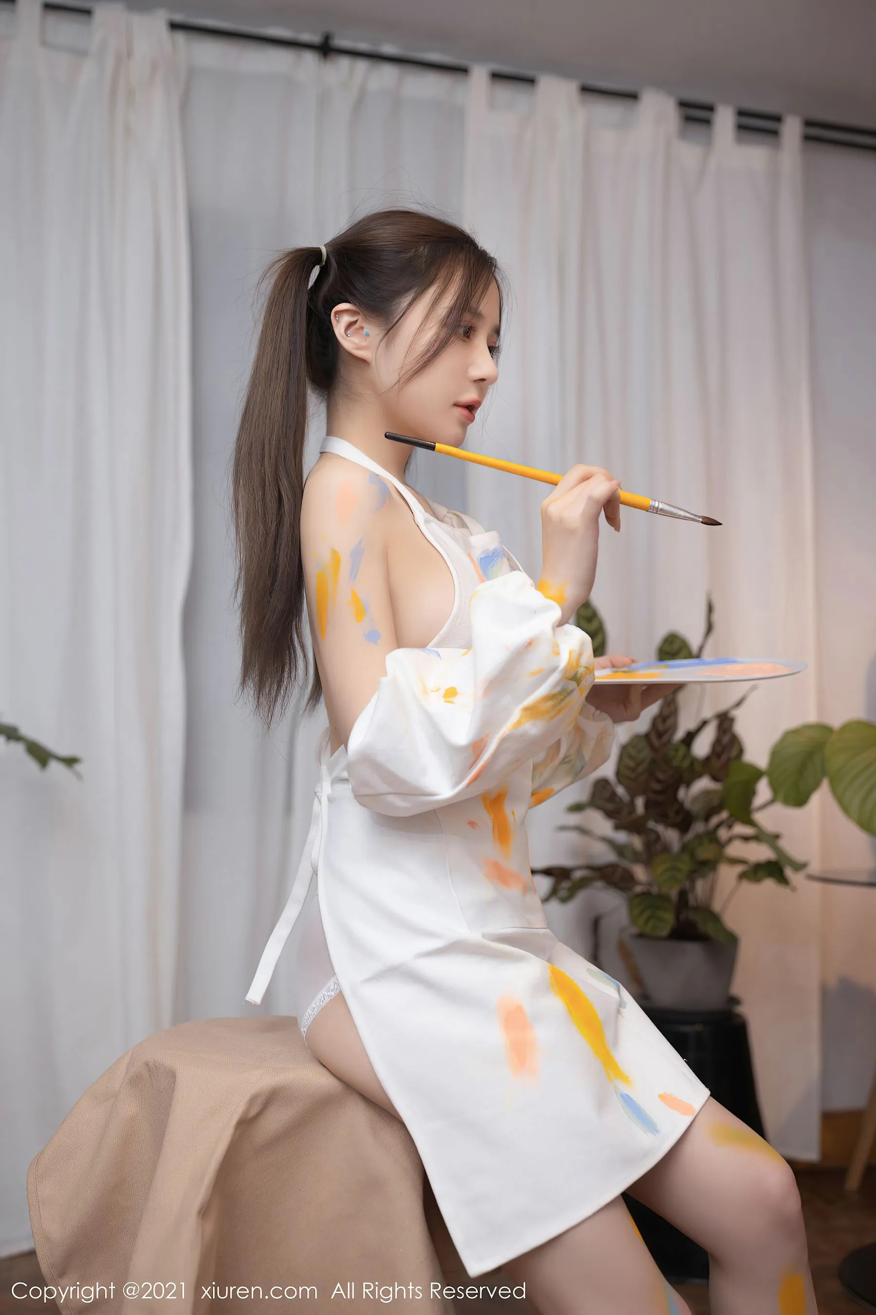 图片[3]-秀人 No.3048 鱼子酱Fish-COS写真在线网