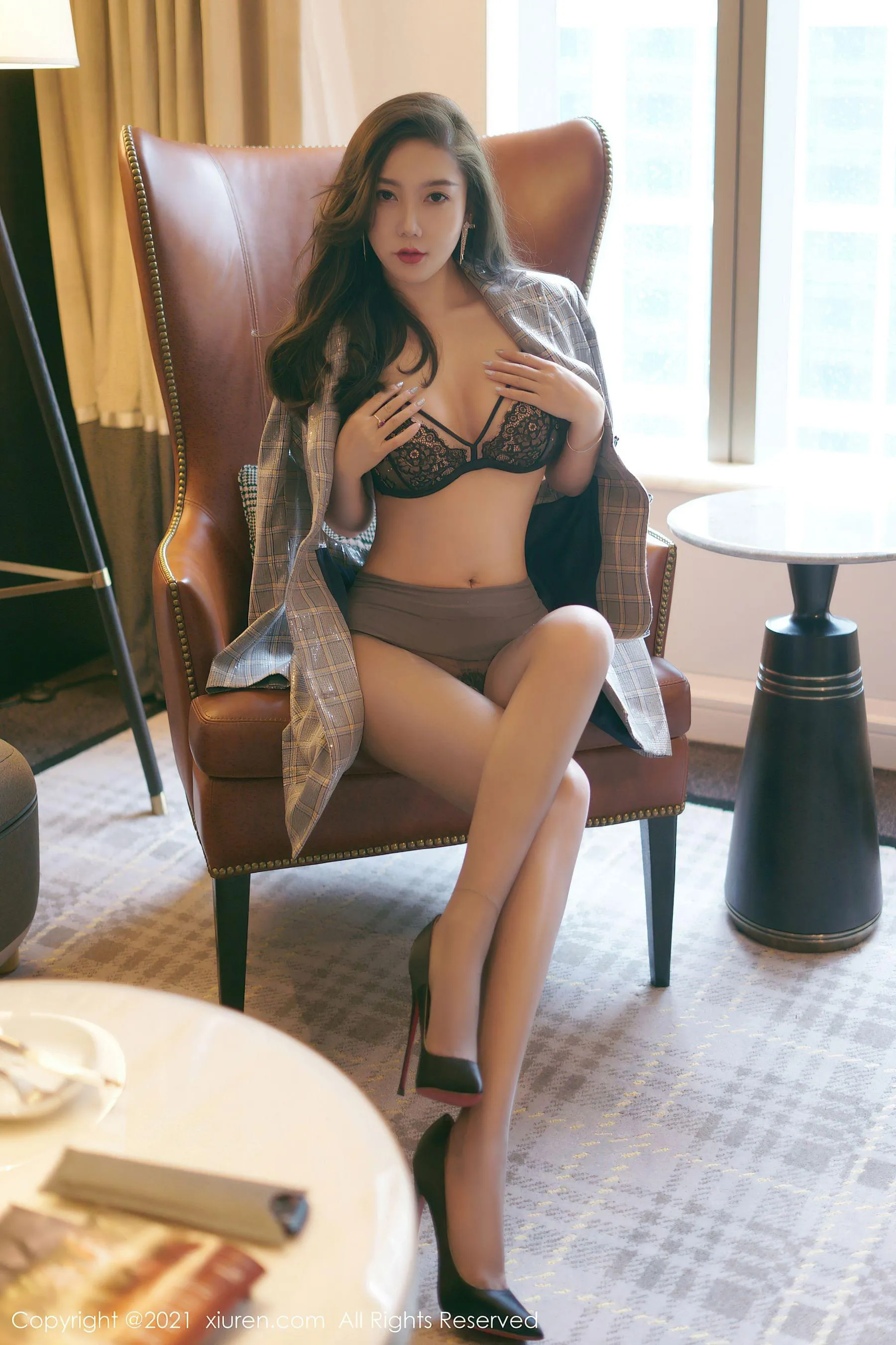 图片[2]-秀人 No.3496 艾静香-COS写真在线网