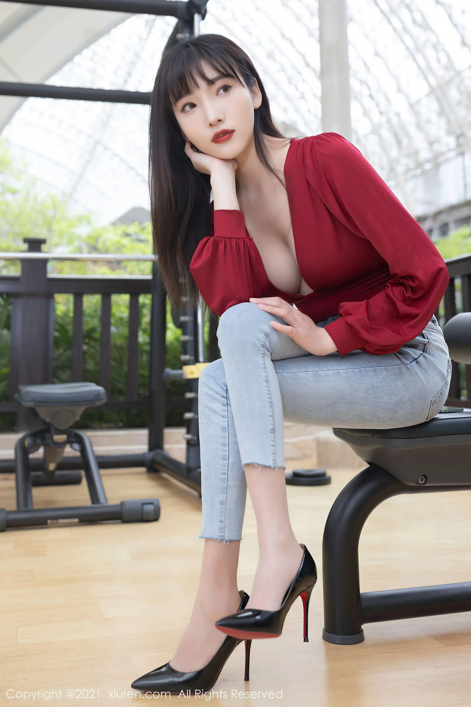 图片[2]-秀人 No.3505 陆萱萱-COS写真在线网