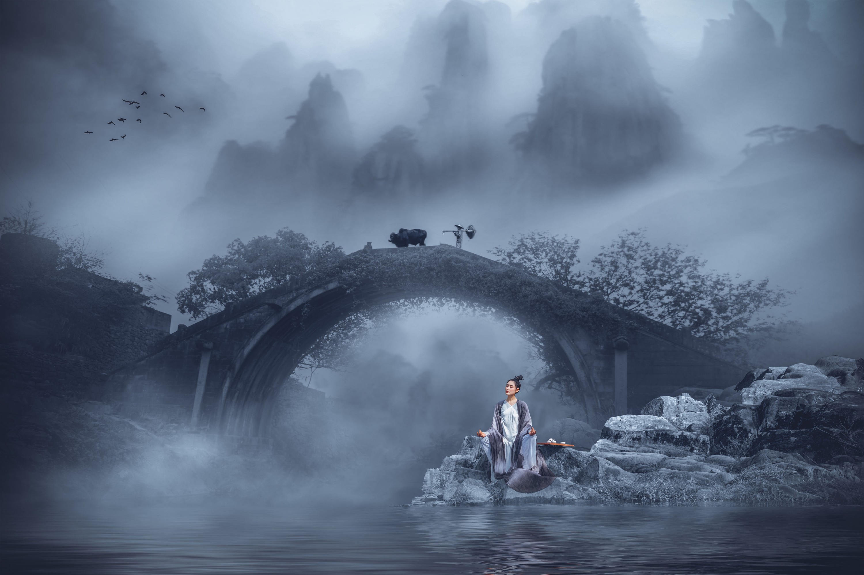 图片[4]-敏敏 – 《水清酿酒，墨浅弄云》[32P]-COS写真在线网