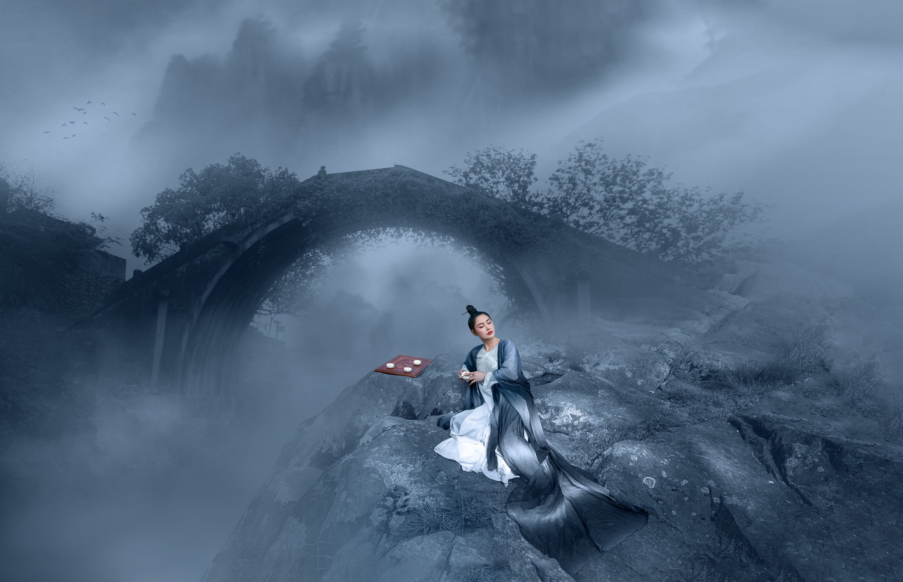 图片[3]-敏敏 – 《水清酿酒，墨浅弄云》[32P]-COS写真在线网