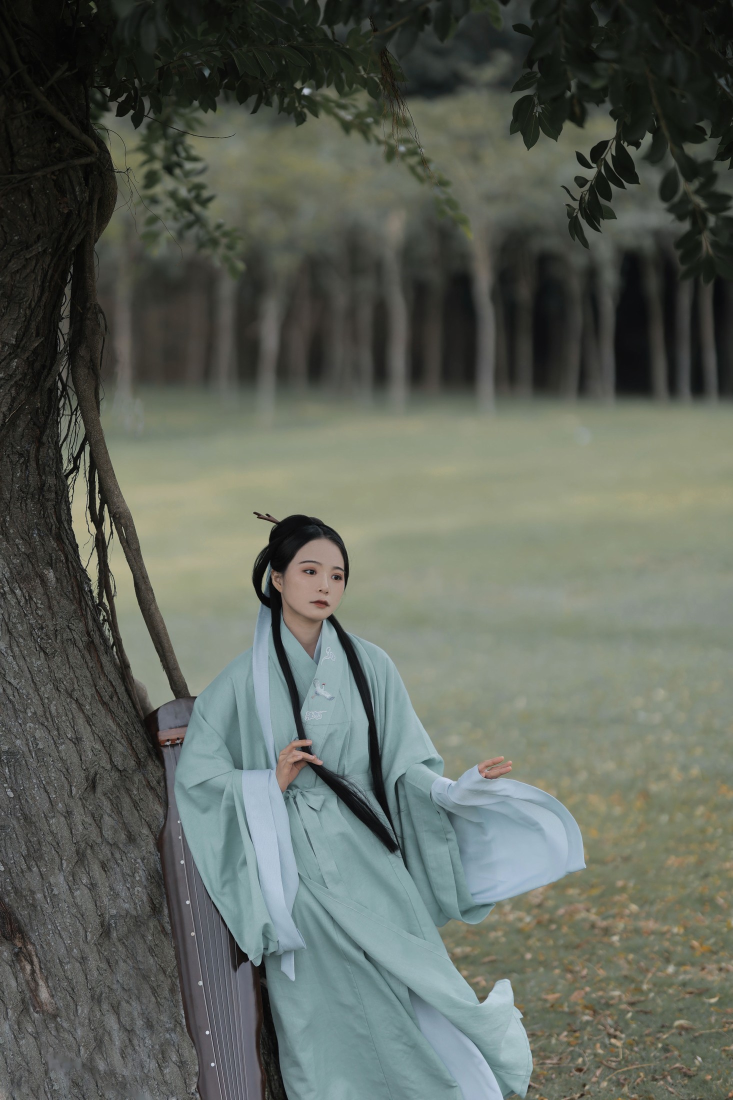 图片[5]-模特合集 – 《山中抚琴》[25P]-COS写真在线网