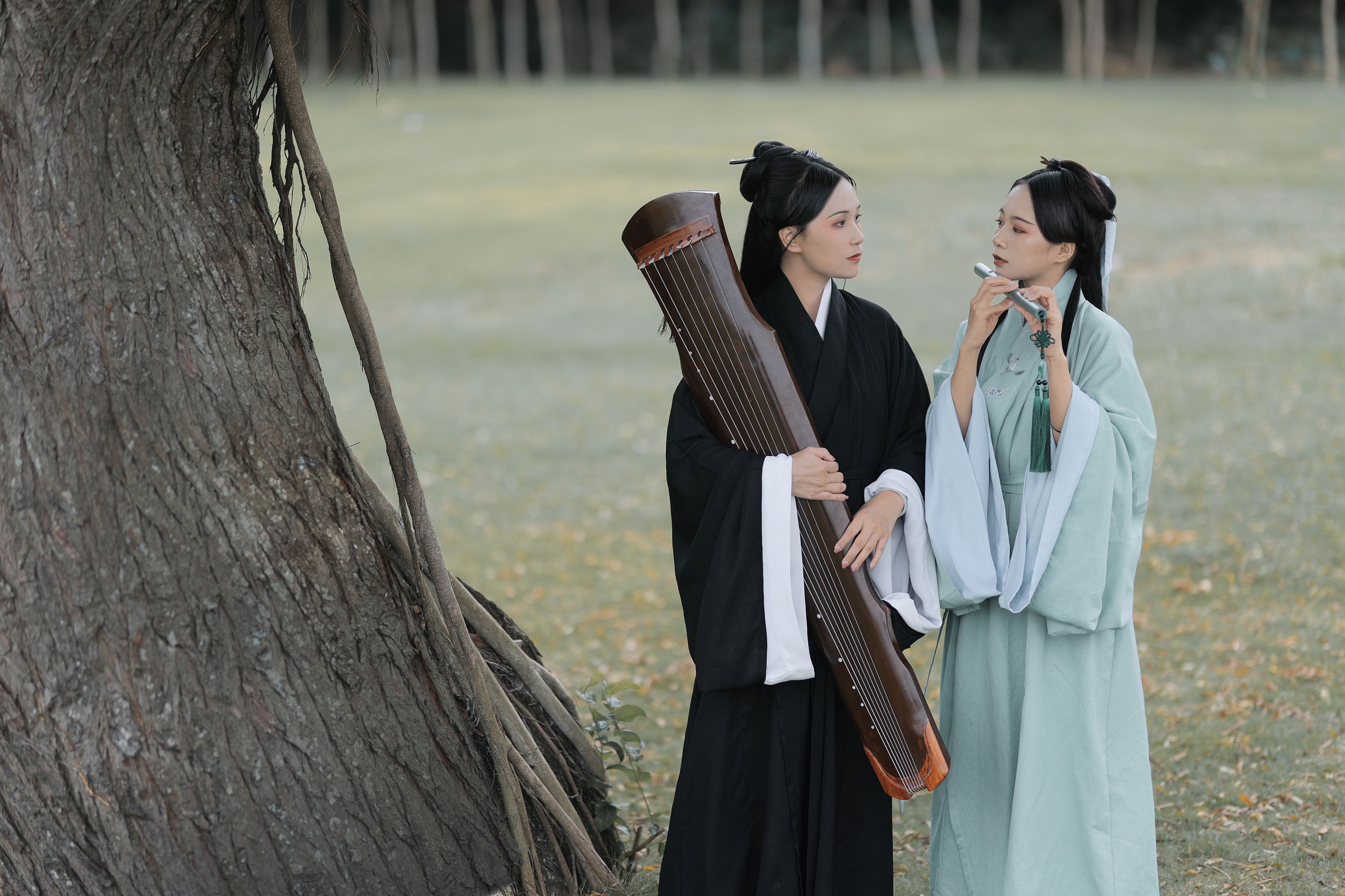 图片[6]-模特合集 – 《山中抚琴》[25P]-COS写真在线网