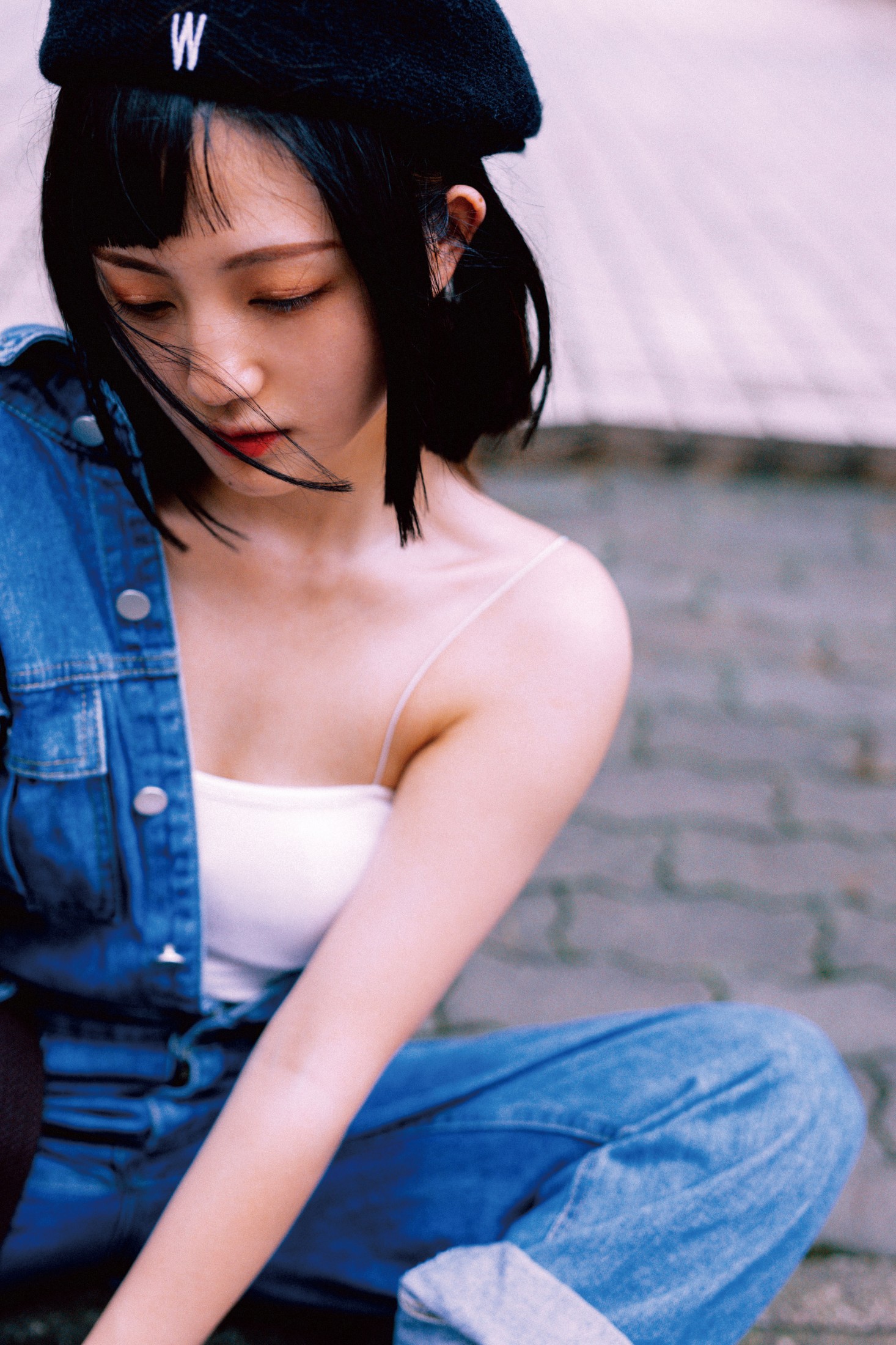 图片[4]-黎美汐 – 《牛仔街头》[47P]-COS写真在线网