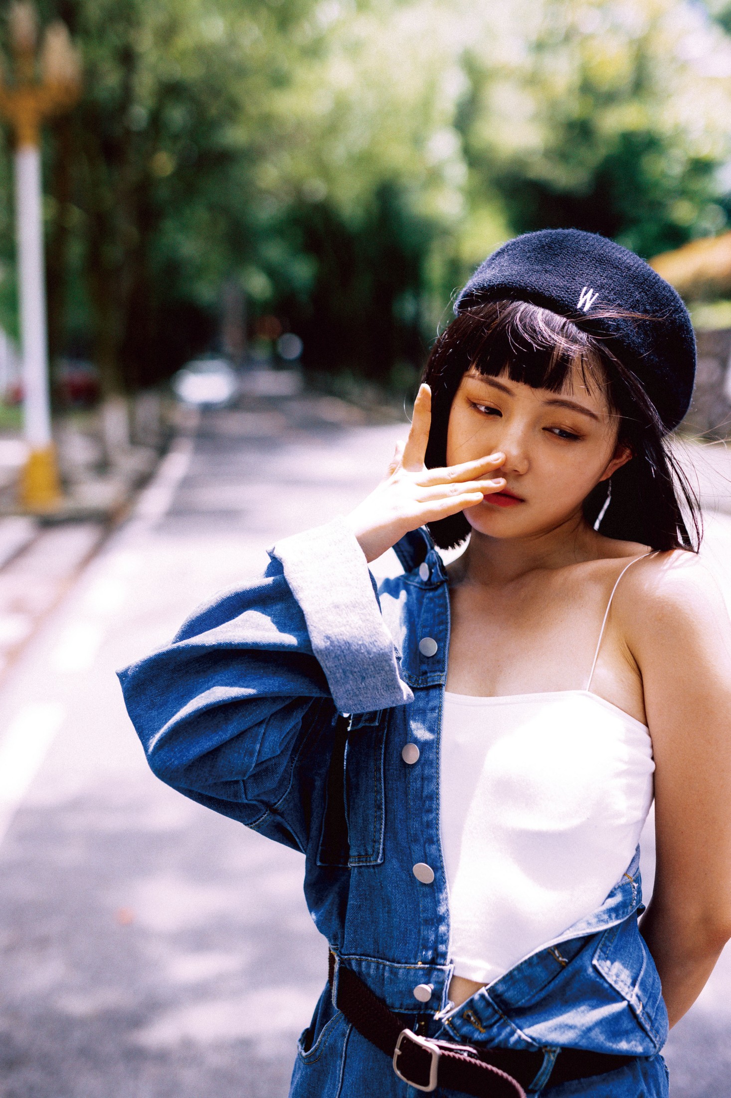 图片[3]-黎美汐 – 《牛仔街头》[47P]-COS写真在线网