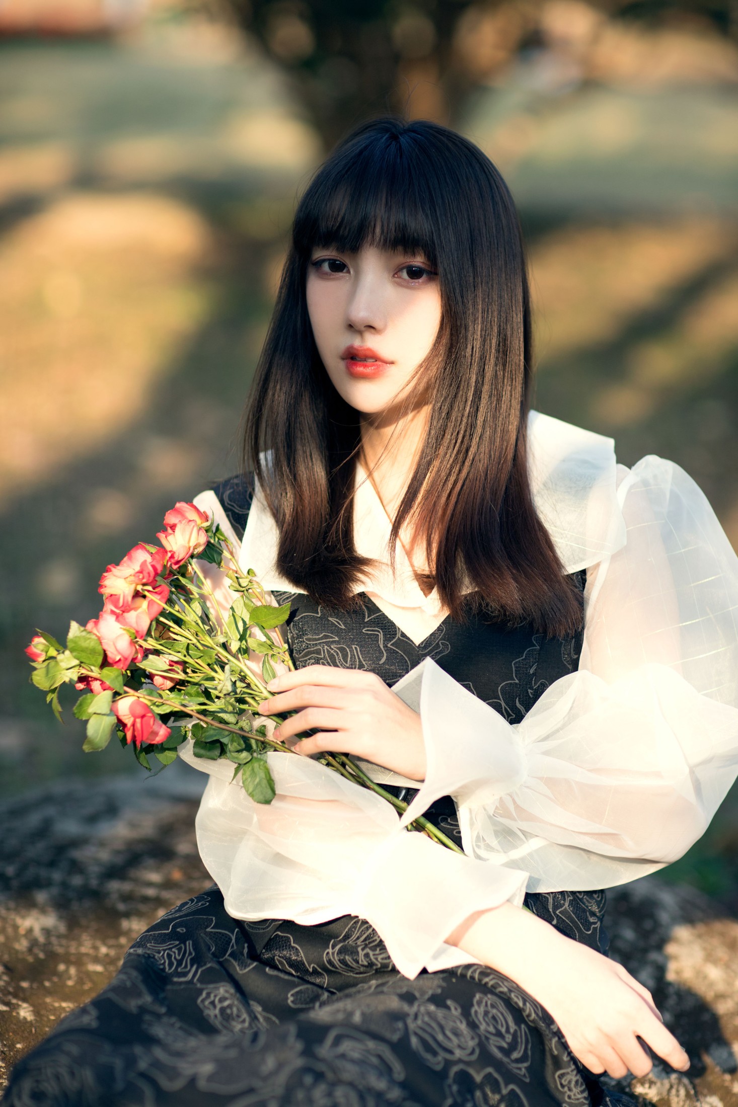 图片[6]-星星 – 《黑玫瑰》[35P]-COS写真在线网