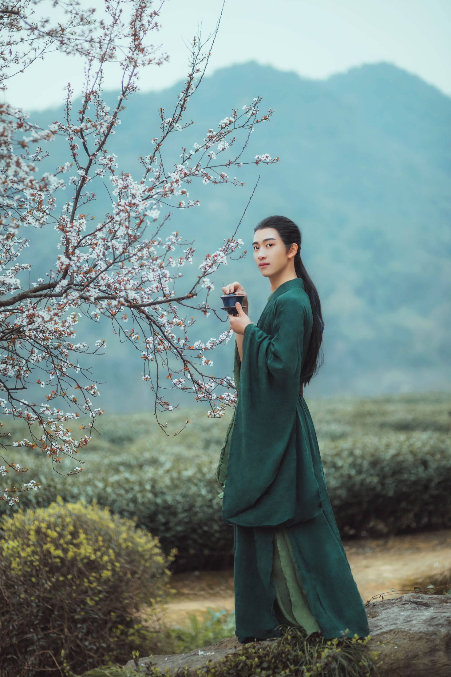 图片[6]-是敬賢呀 – 《山泉煎茶》[20P]-COS写真在线网